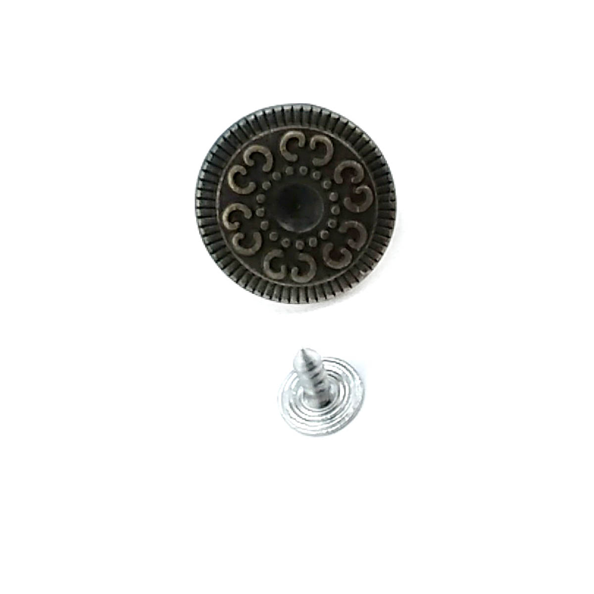 Desenli Kot Düğmesi 20 mm 32 Boy 20 mm