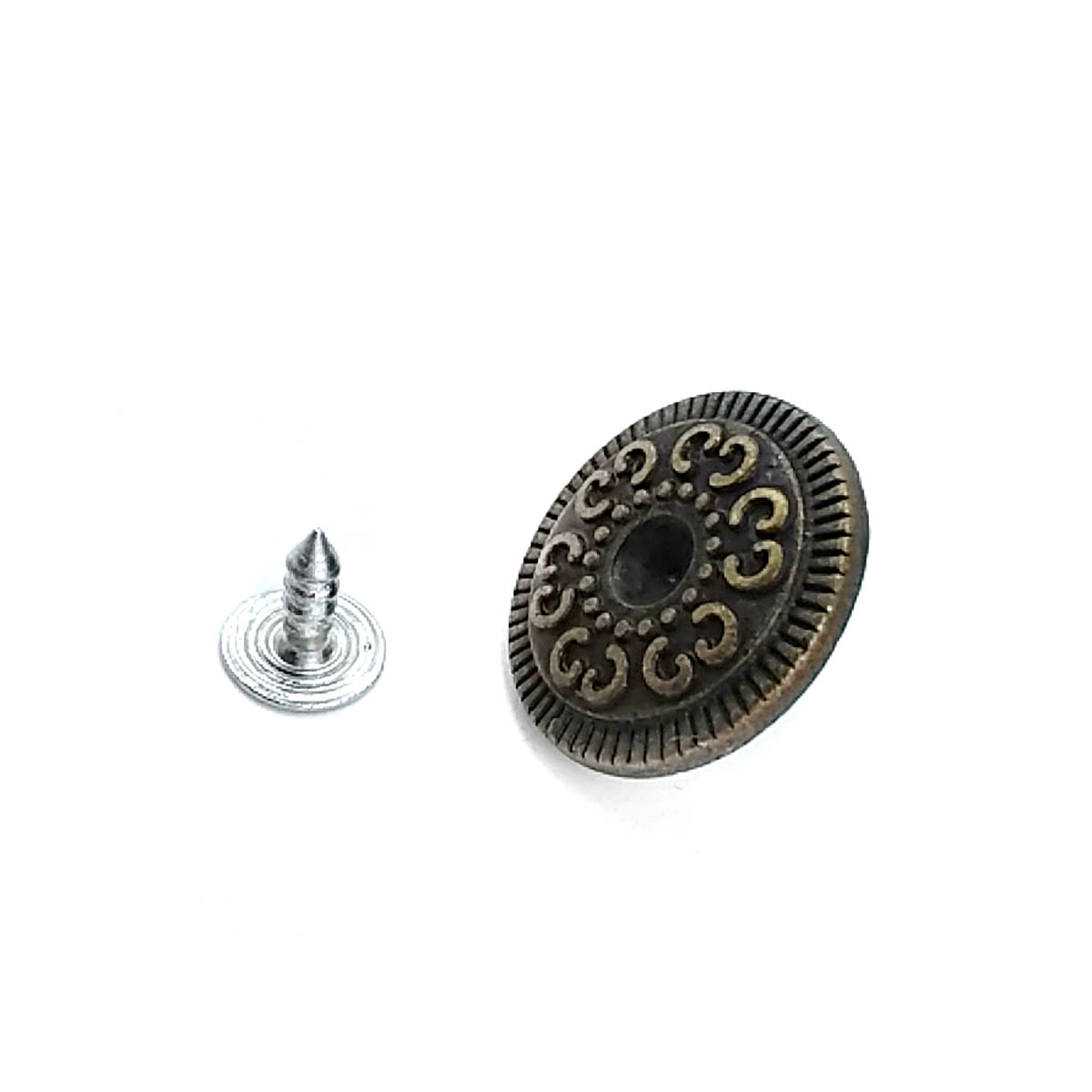Desenli Kot Düğmesi 20 mm 32 Boy 20 mm