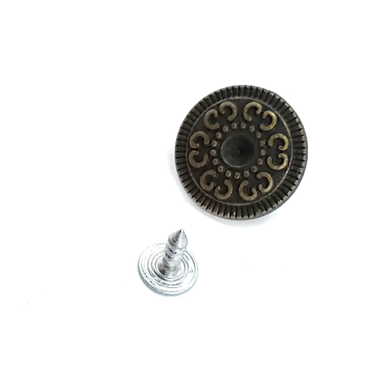 Desenli Kot Düğmesi 20 mm 32 Boy 20 mm