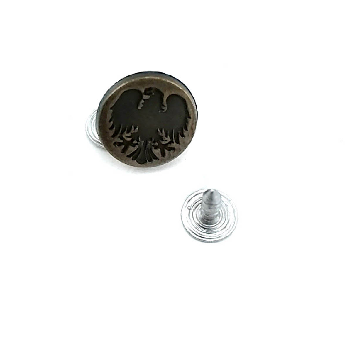 Kartal Logolu Kot Düğme 15 mm 24 Boy 15 mm