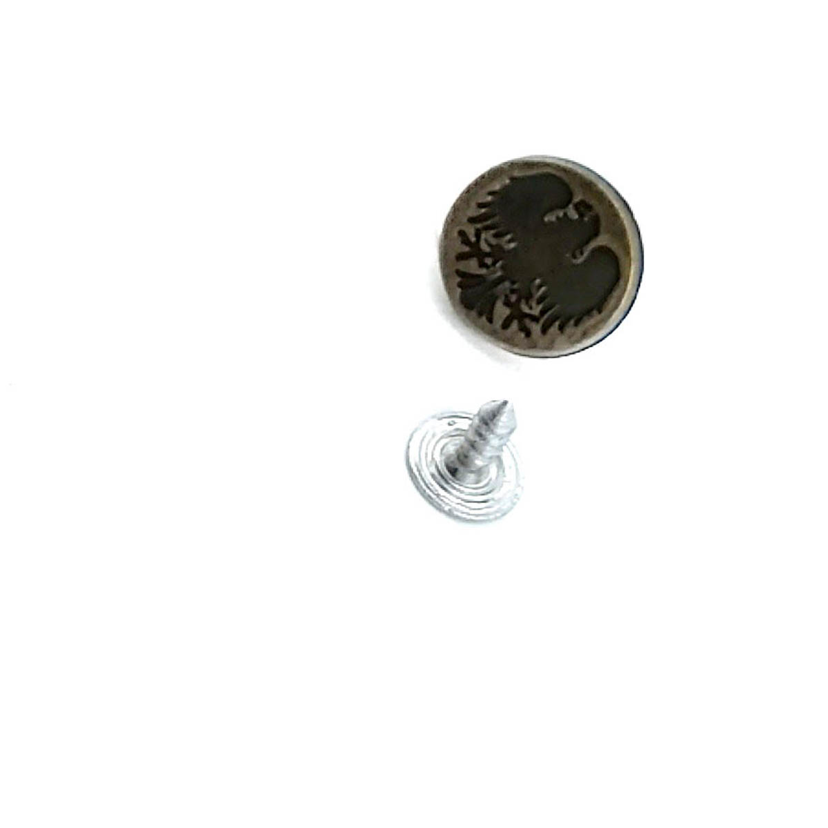 Kartal Logolu Kot Düğme 15 mm 24 Boy 15 mm