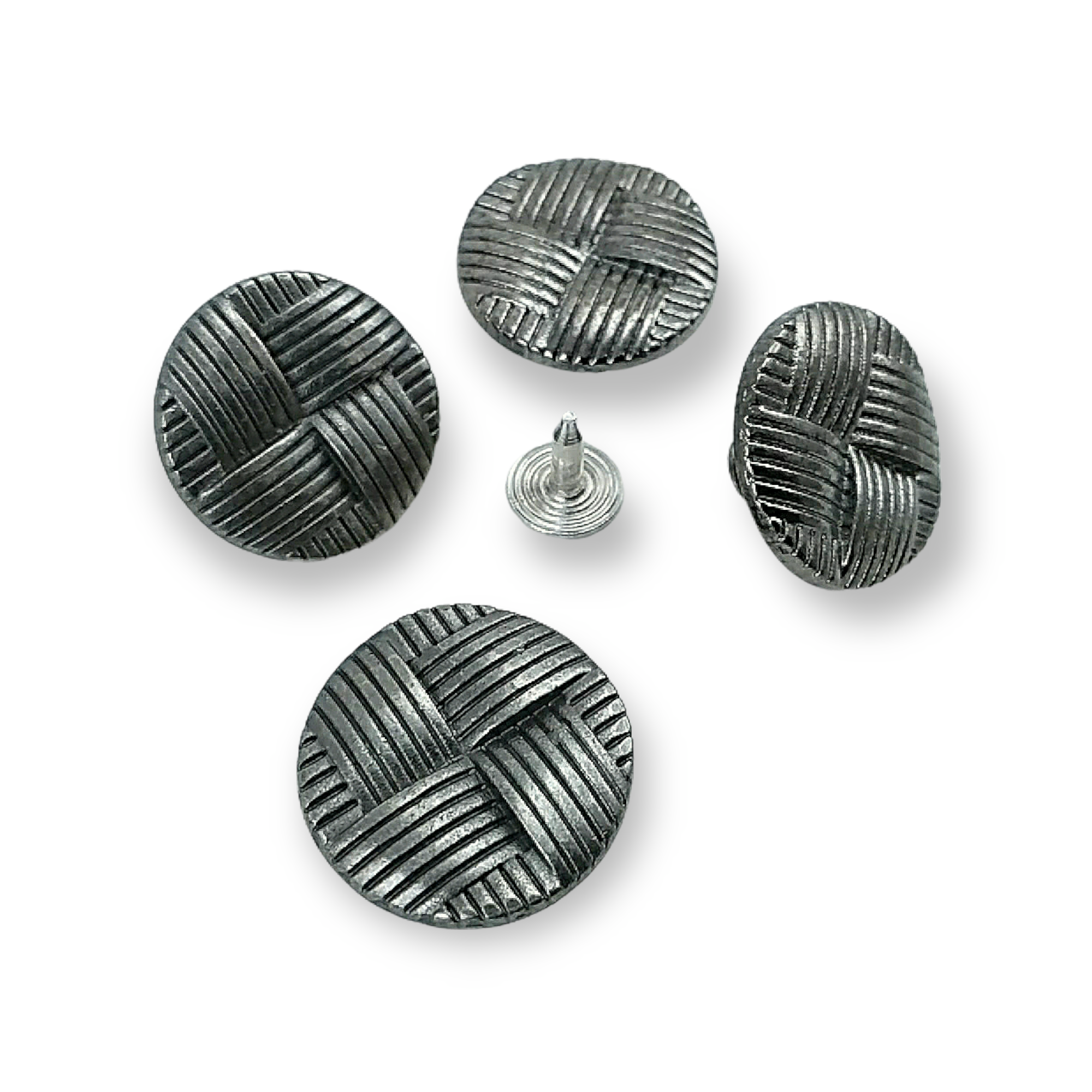 Kot Düğmesi Hasır Desen ve Çivisi 19 mm 30 Boy Kot Düğmesi Hasır Desen ve Çivisi 19 mm 30 Boy 19 mm
