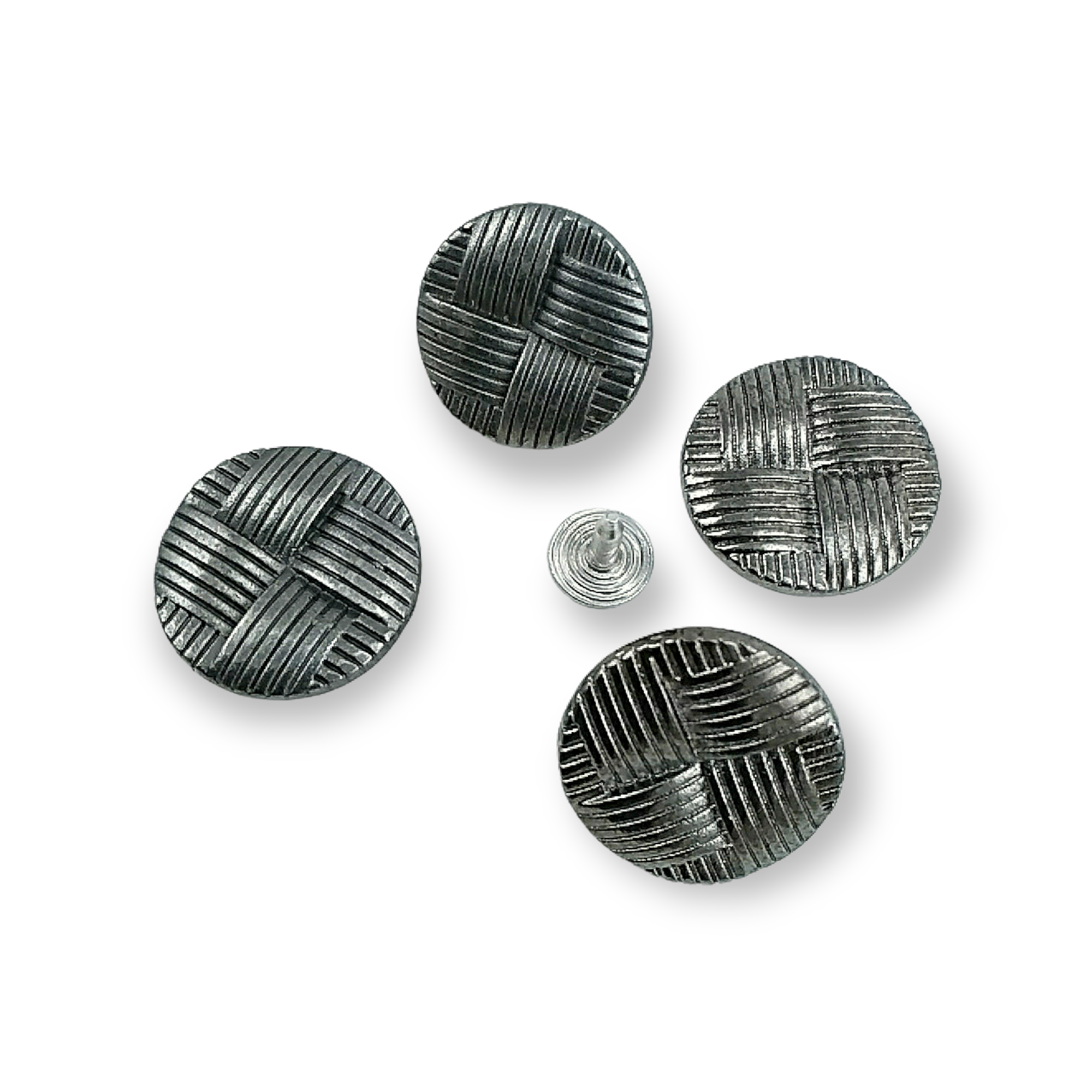 Kot Düğmesi Hasır Desen ve Çivisi 19 mm 30 Boy Kot Düğmesi Hasır Desen ve Çivisi 19 mm 30 Boy 19 mm