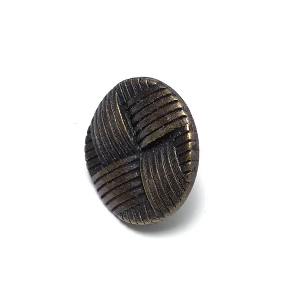 Kot Düğmesi Hasır Desen ve Çivisi 19 mm  30 Boy 19 mm