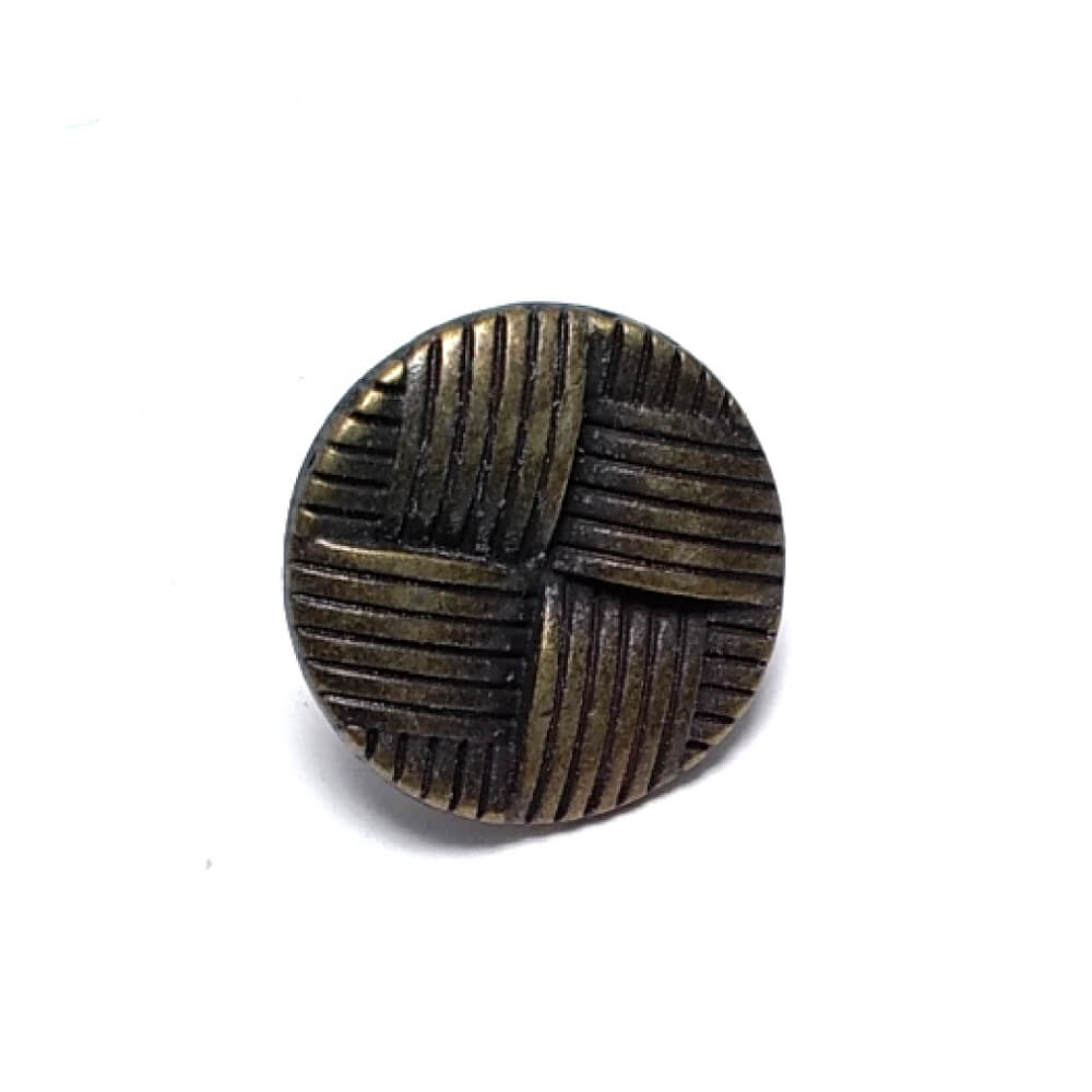 Kot Düğmesi Hasır Desen ve Çivisi 19 mm  30 Boy 19 mm