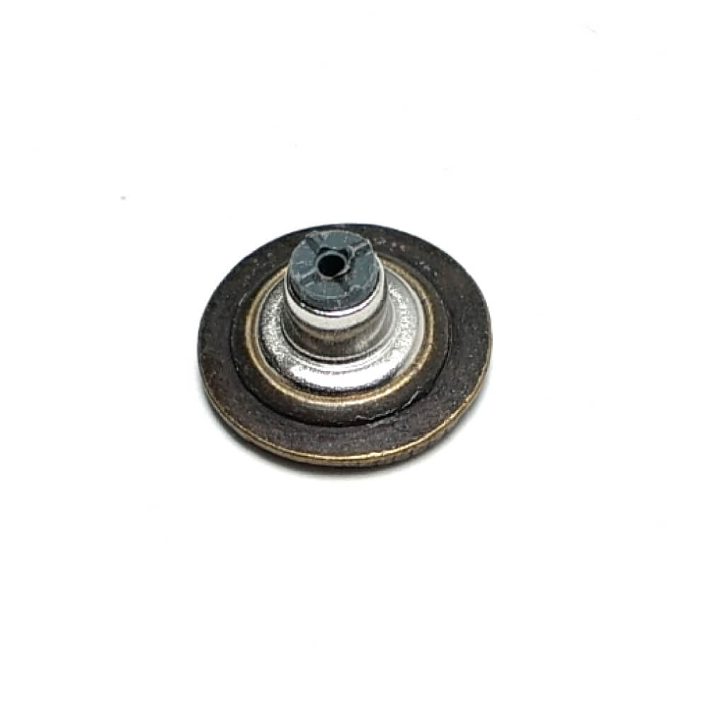 Kot Düğmesi Hasır Desen ve Çivisi 19 mm  30 Boy 19 mm