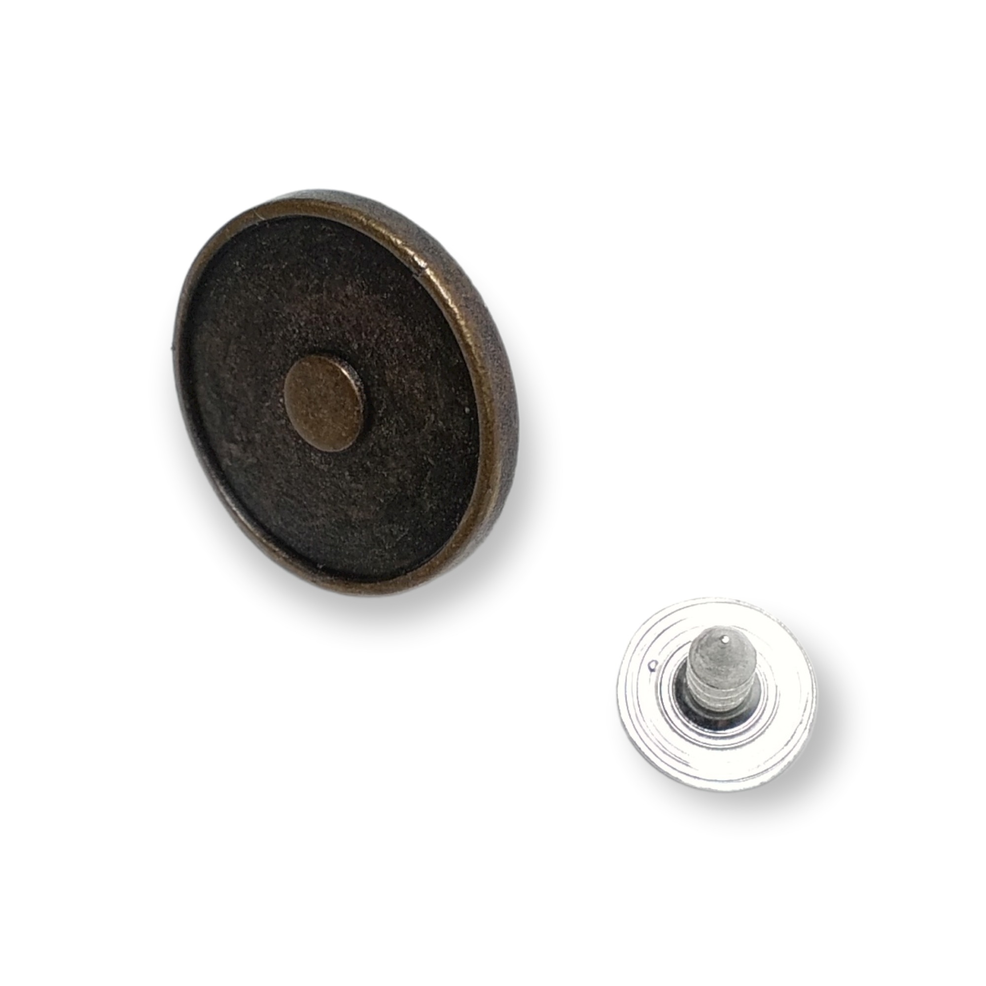 Mineli Sade Kot Düğmesi 17 mm 27 Boy 17 mm