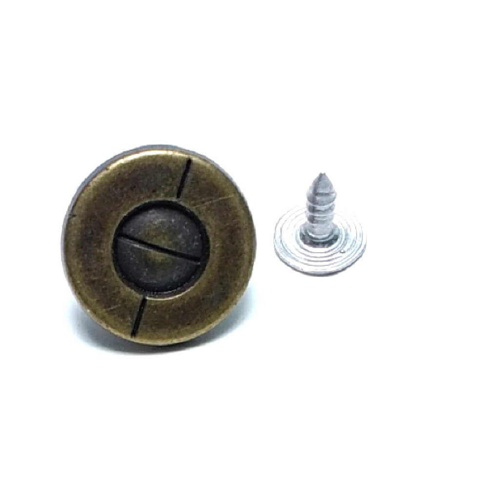 Screw Shape Jeans Button 17 mm 26 L E 1184