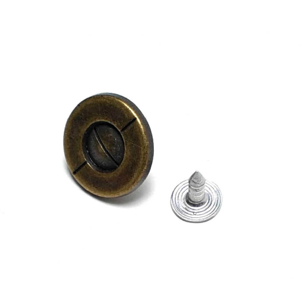 Screw Shape Jeans Button 17 mm 26 L E 1184