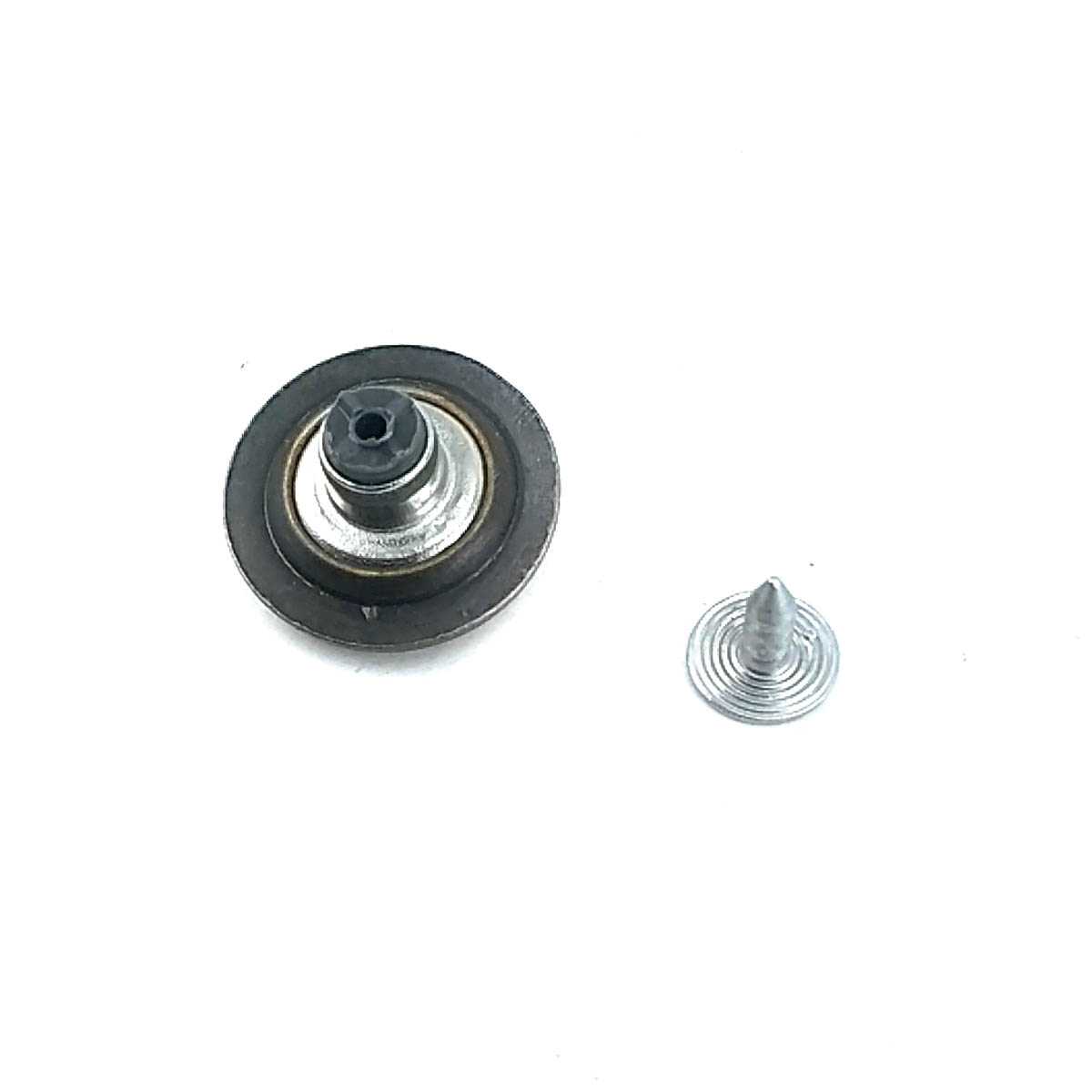 20 mm Jeans Button front and detail view