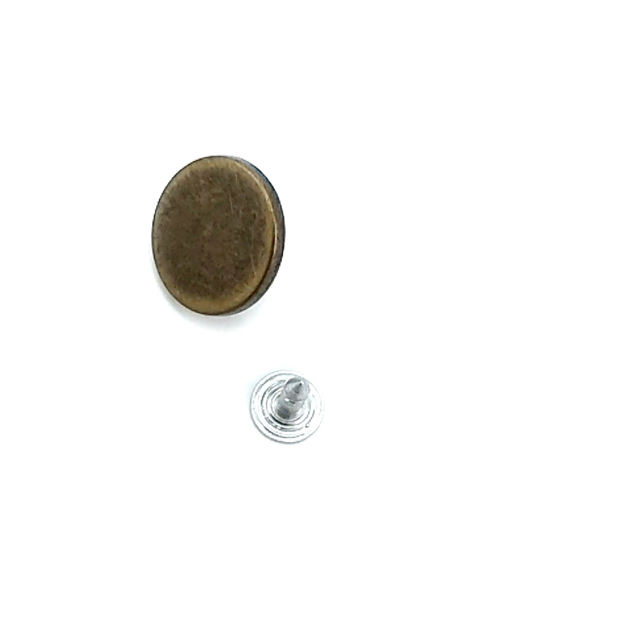 Flat Coin Shape Jeans Button 17 mm 28 L E 1377