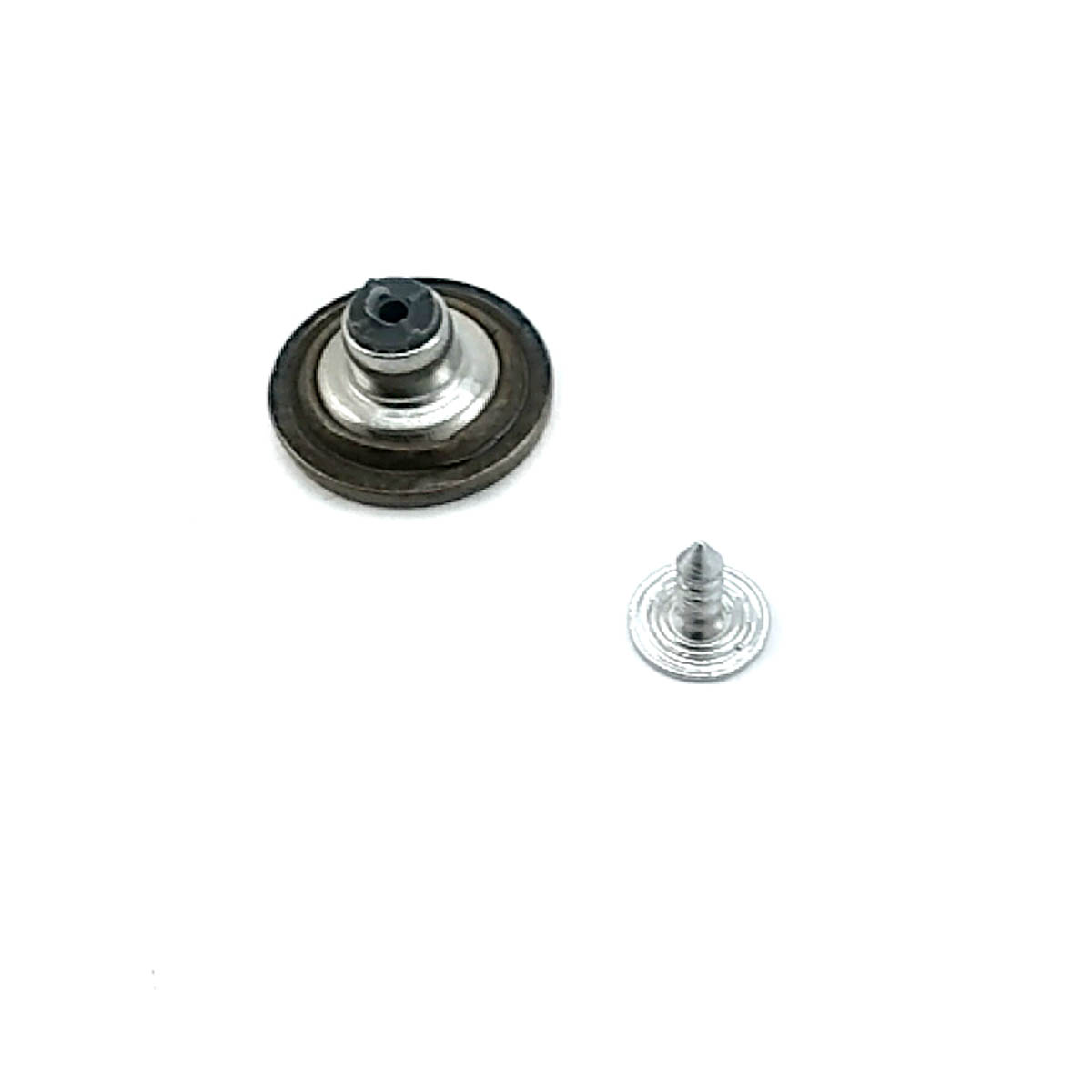 Flat Coin Shape Jeans Button 17 mm 28 L E 1377