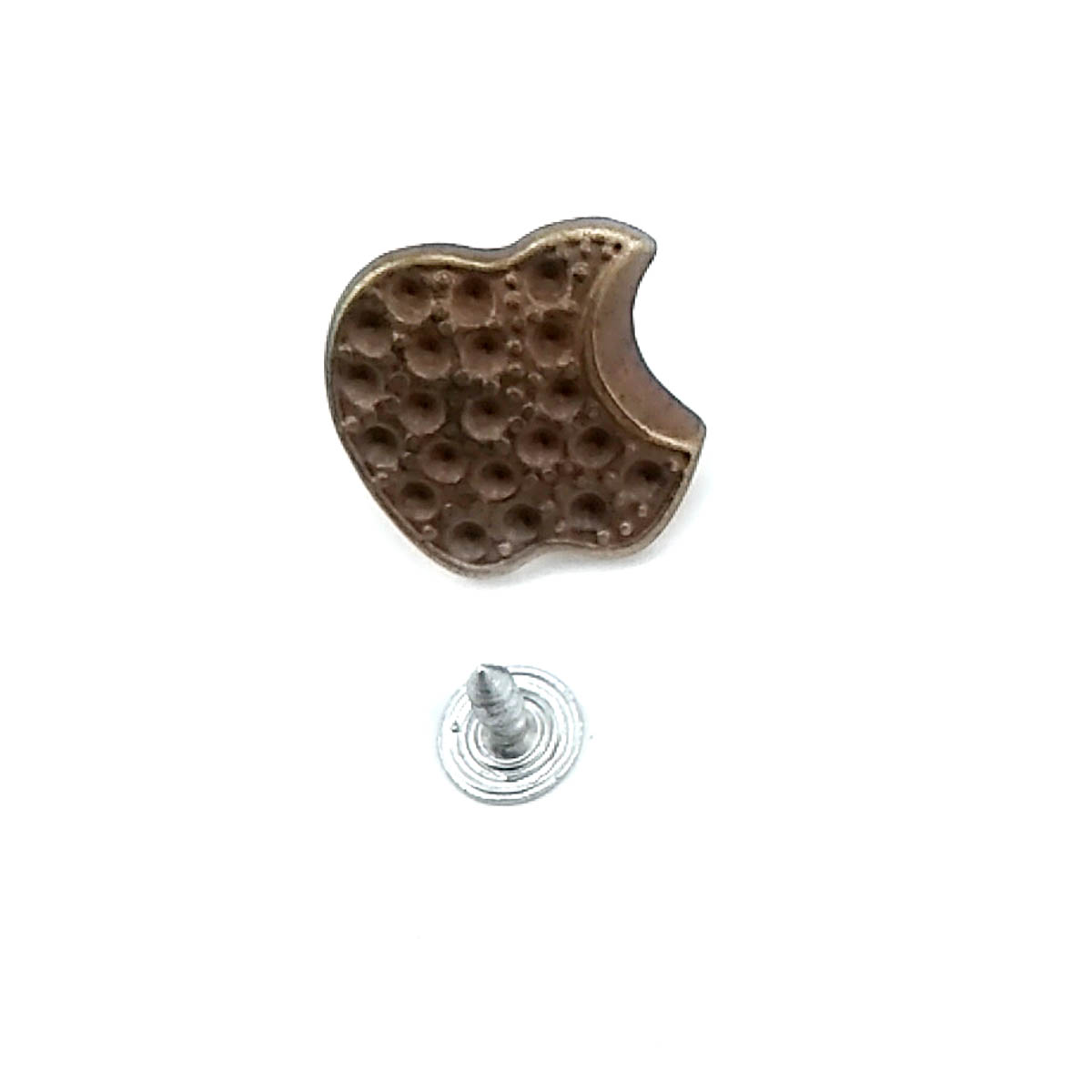 Elma Tasarımlı Taşlı Kot Düğmesi 20 mm 32 Boy 20 mm