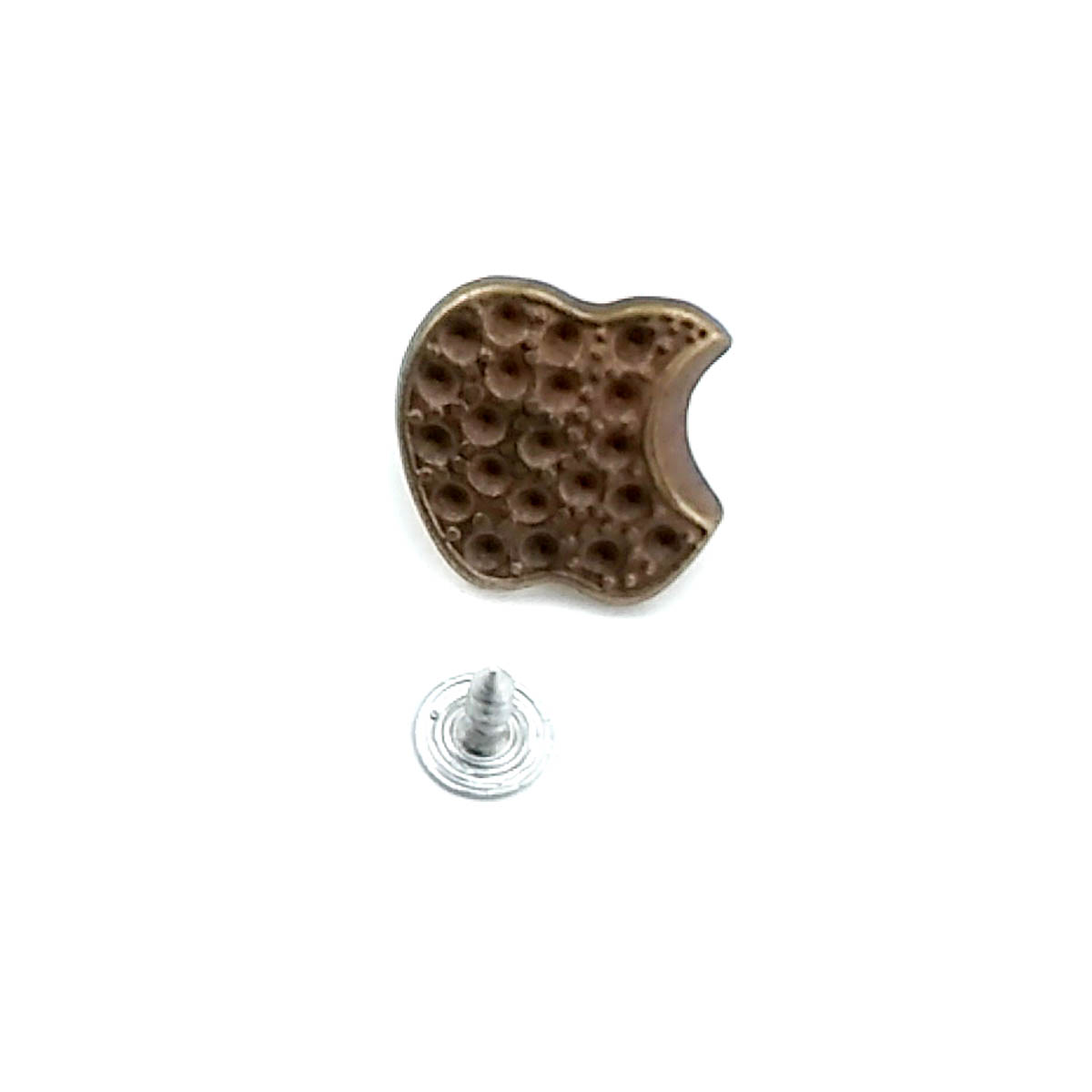 Elma Tasarımlı Taşlı Kot Düğmesi 20 mm 32 Boy 20 mm