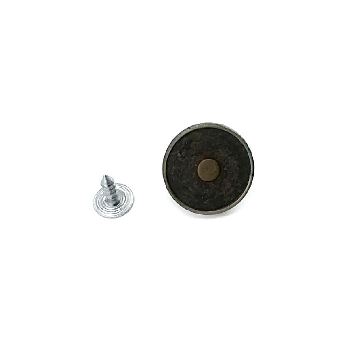 Noktalı Sade Çakma Kot Düğmesi 17 mm 27 Boy 17 mm