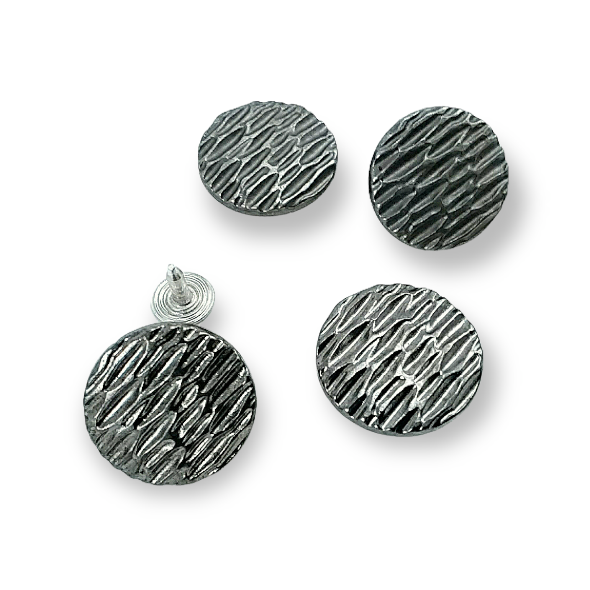 Jeans Button Honeycomb Patterned 19 mm - 30 L E 1450 Jeans Button Honeycomb Patterned 19 mm - 30 L E 1450