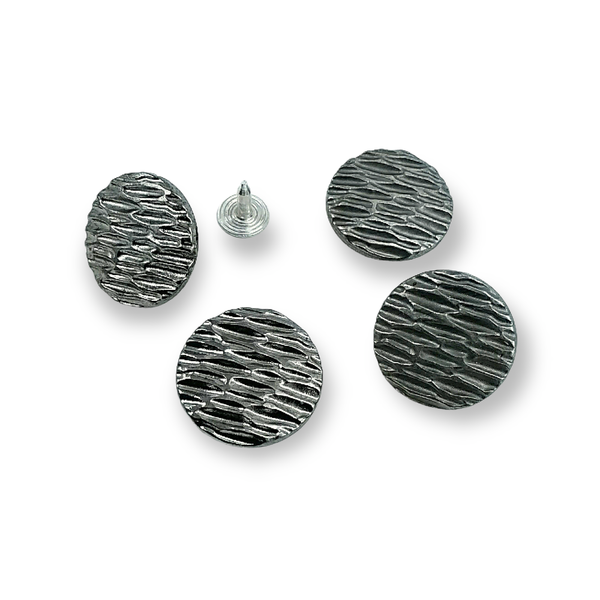 Jeans Button Honeycomb Patterned 19 mm - 30 L E 1450 Jeans Button Honeycomb Patterned 19 mm - 30 L E 1450
