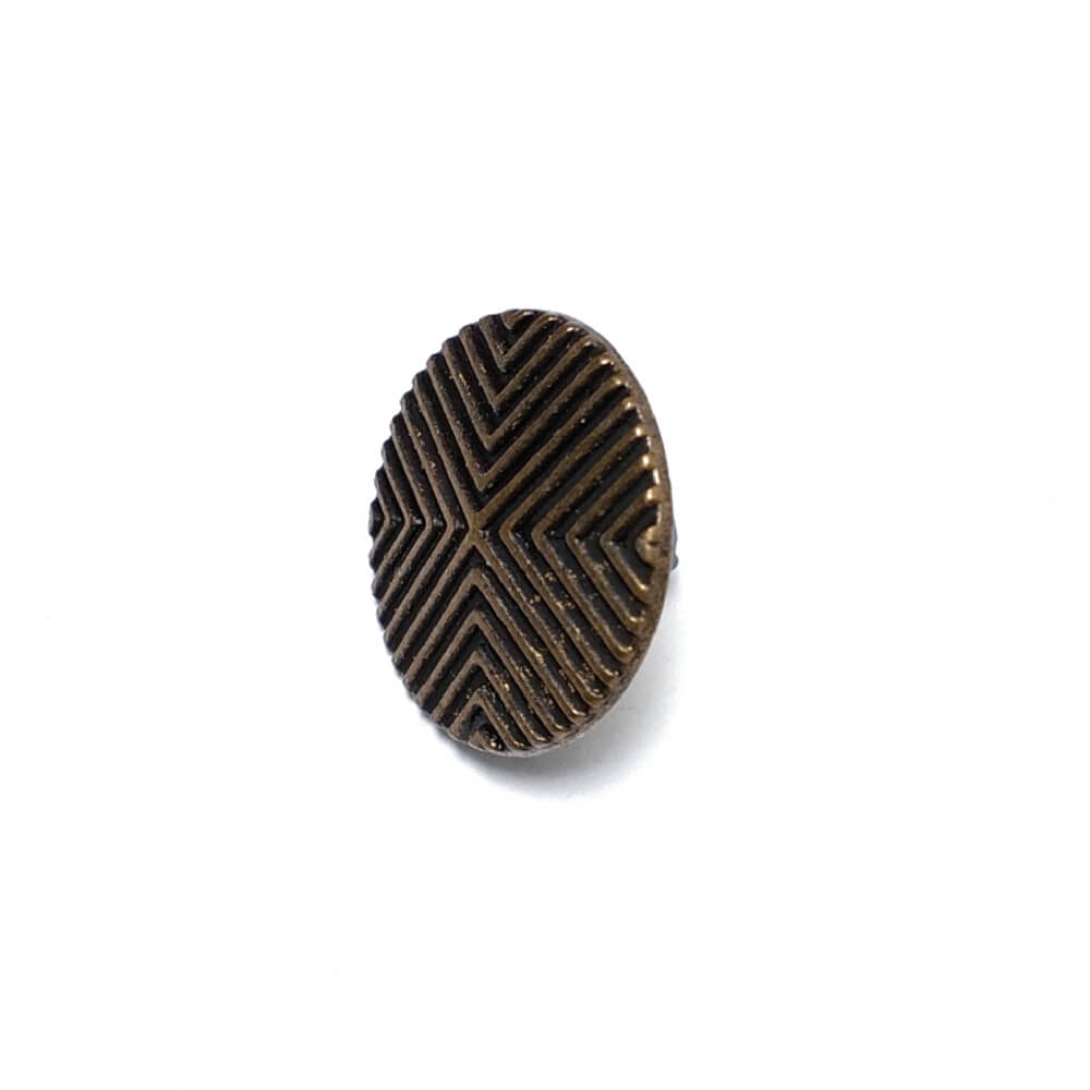 Çizgi Desenli Kot Düğmesi 19 mm 30 Boy 19 mm