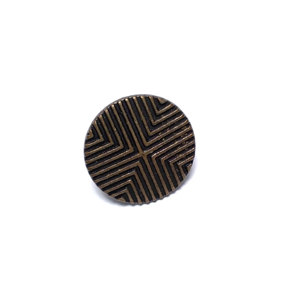 Çizgi Desenli Kot Düğmesi 19 mm 30 Boy 19 mm