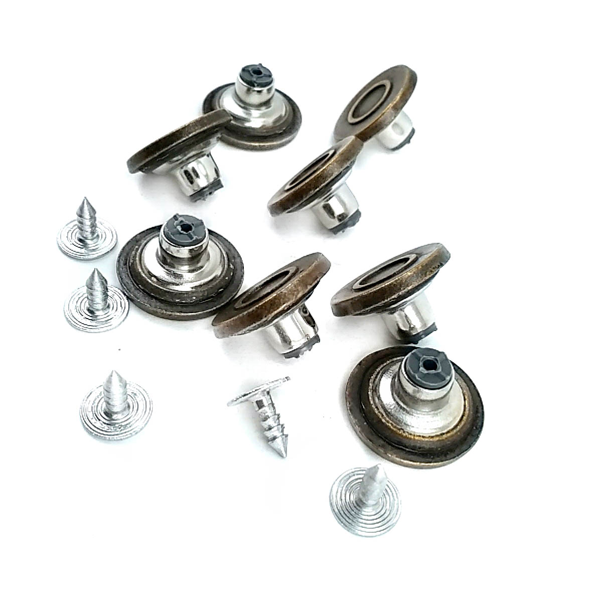 18 mm 26 L Ring Pattern Enameled Jeans Button