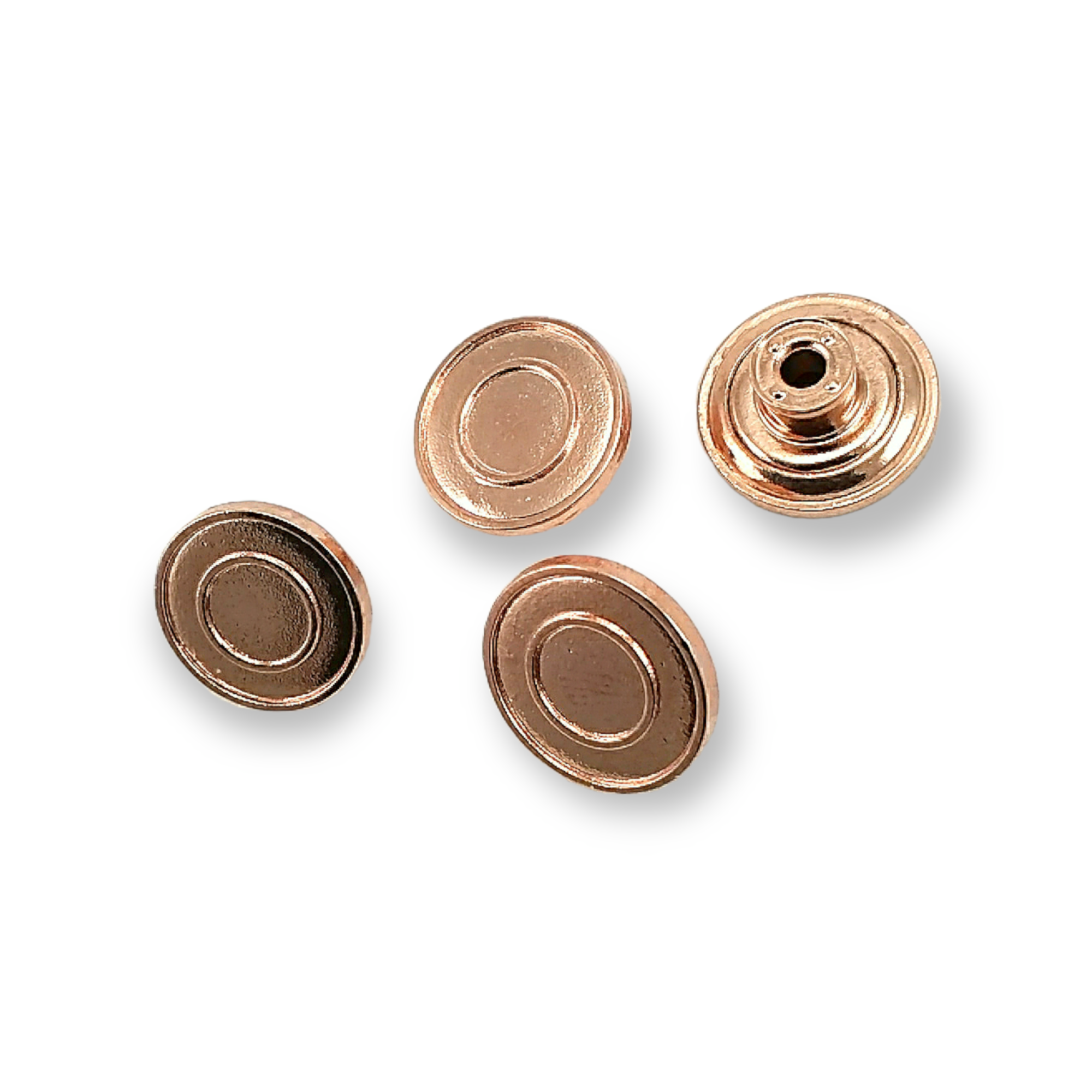 18 mm 26 L Ring Pattern Enameled Jeans Button