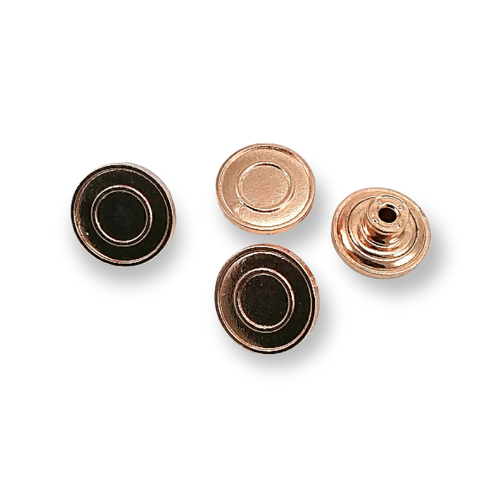 18 mm 26 L Ring Pattern Enameled Jeans Button