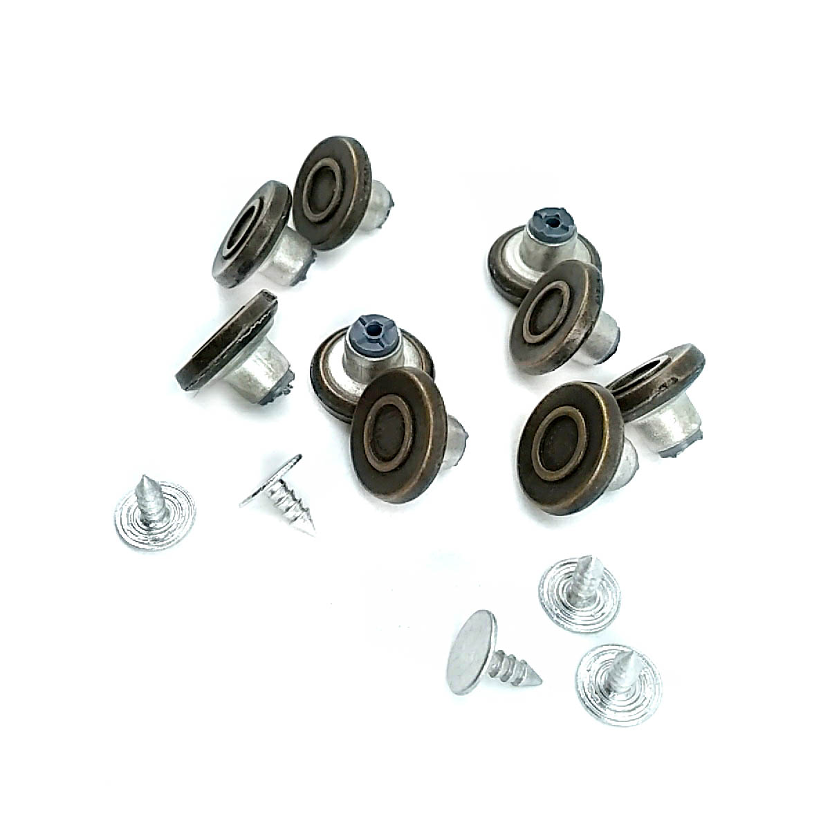 Ring Pattern Enameled Jeans Button 15 mm 24 L E 1550