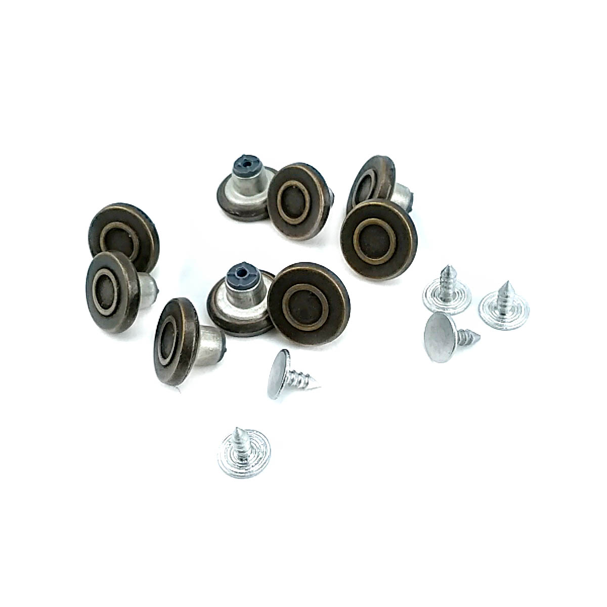Ring Pattern Enameled Jeans Button 15 mm 24 L E 1550