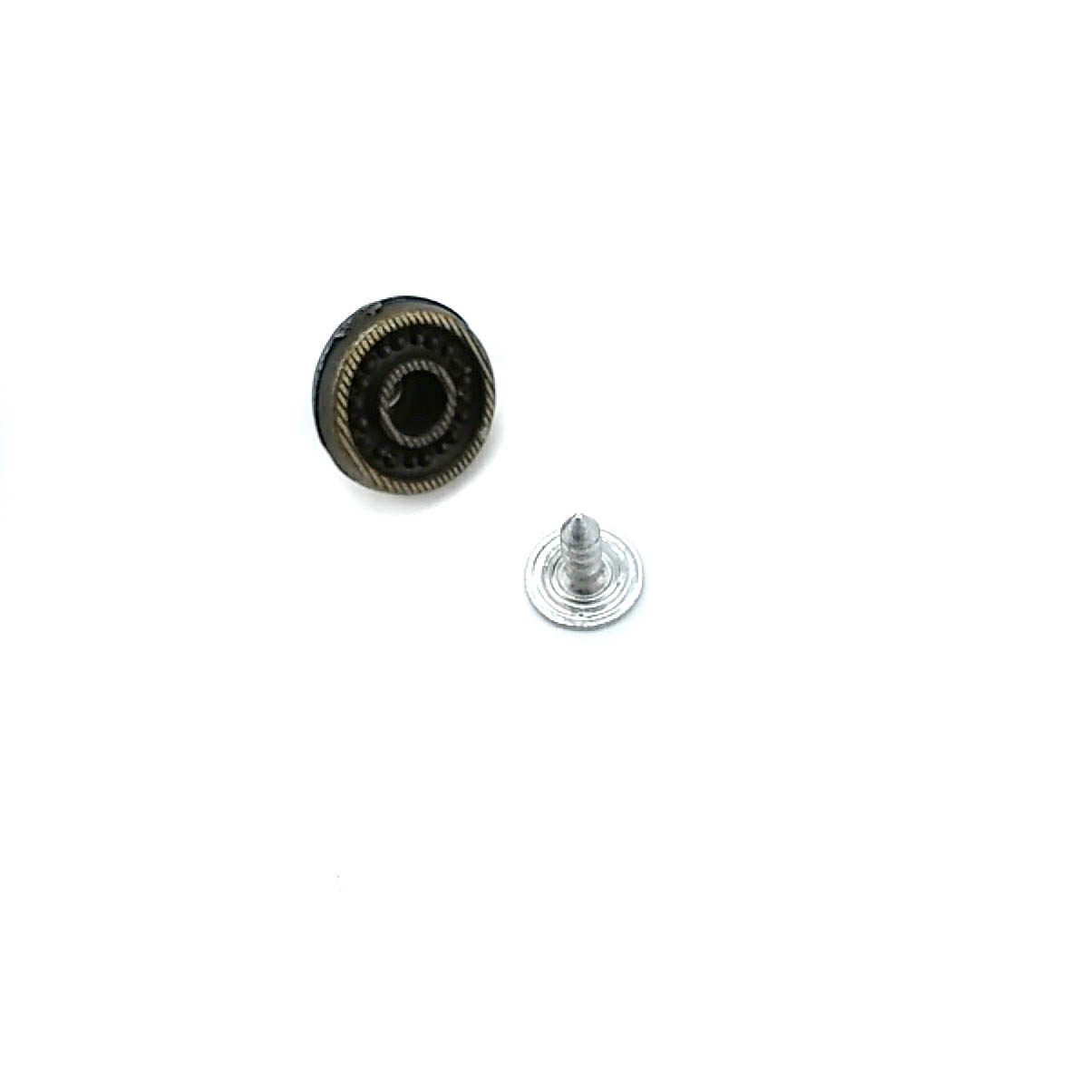 14 mm 22 boy Kot Pantolon Düğmesi Nokta Desenli 14 mm
