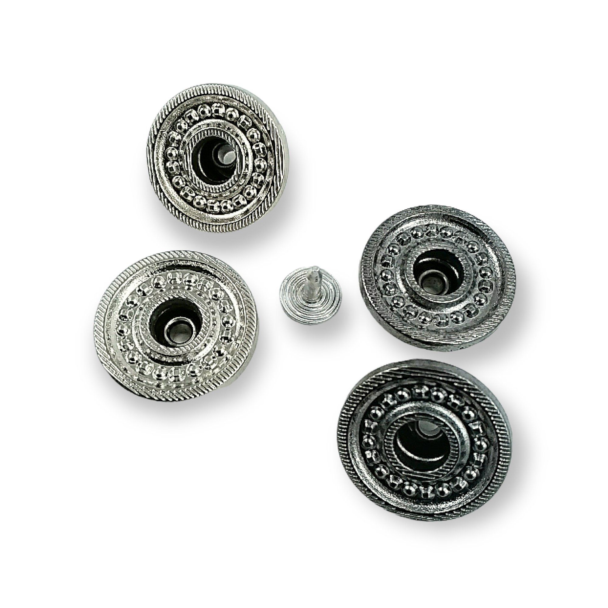 14 mm 22 boy Kot Pantolon Düğmesi Nokta Desenli 14 mm 22 boy Kot Pantolon Düğmesi Nokta Desenli 14 mm