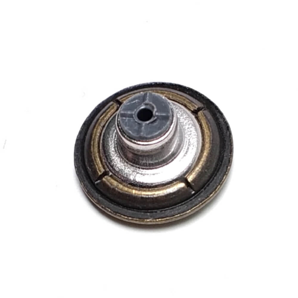 Kot Düğmesi - Zamak - Çiçek Desenli 17 mm  28 Boy 17 mm