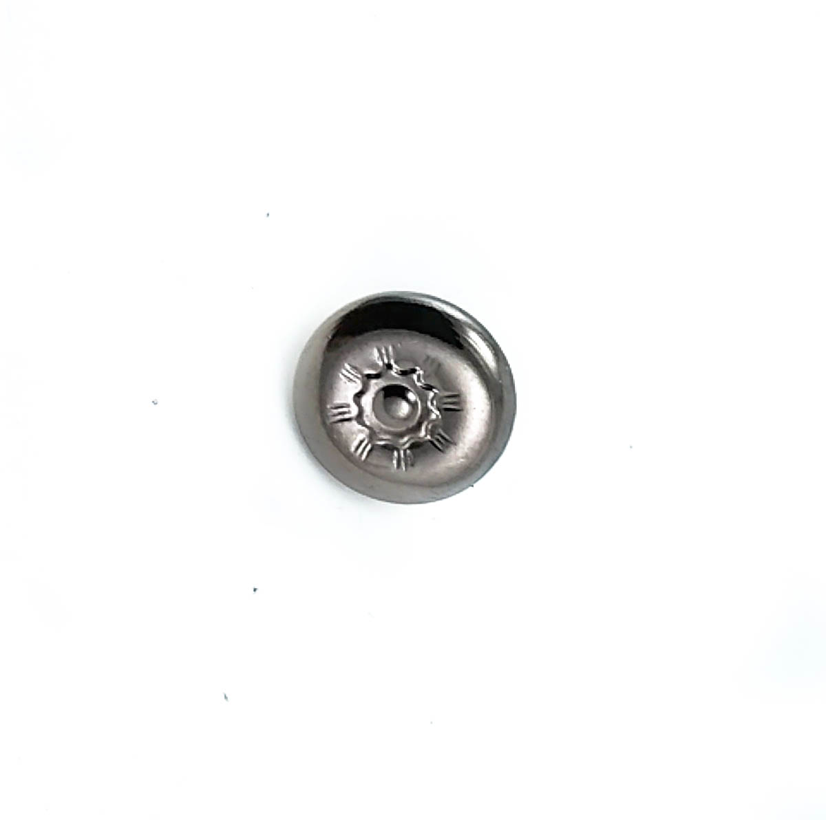Kot Düğmesi - Zamak - Çiçek Desenli 17 mm  28 Boy 17 mm