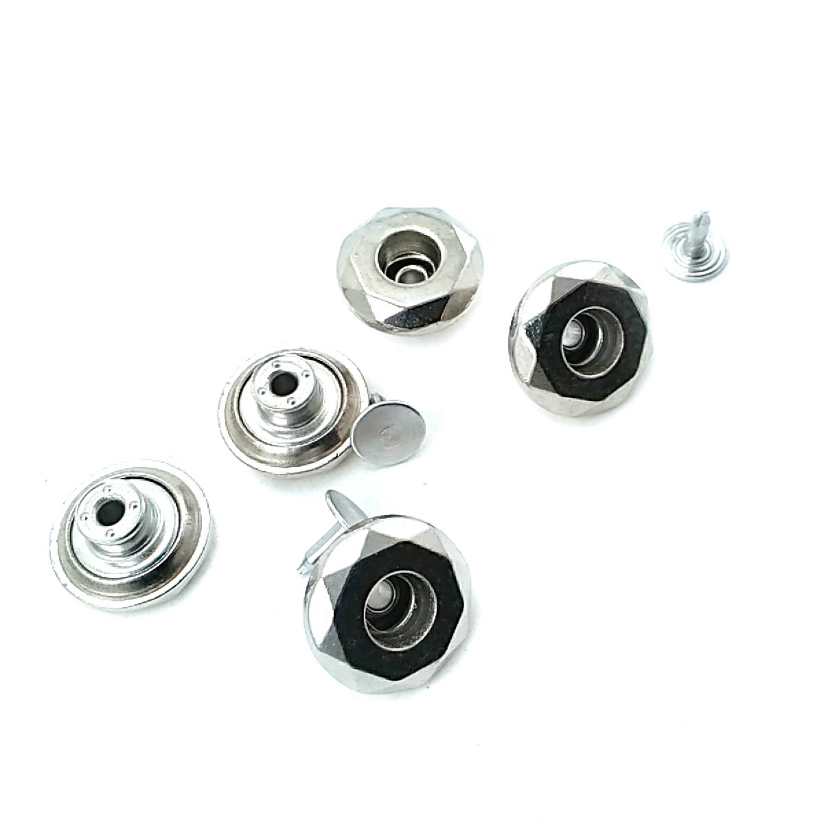Elmas Tasarımlı Kot Düğmesi  17 mm 27 Boy 17 mm