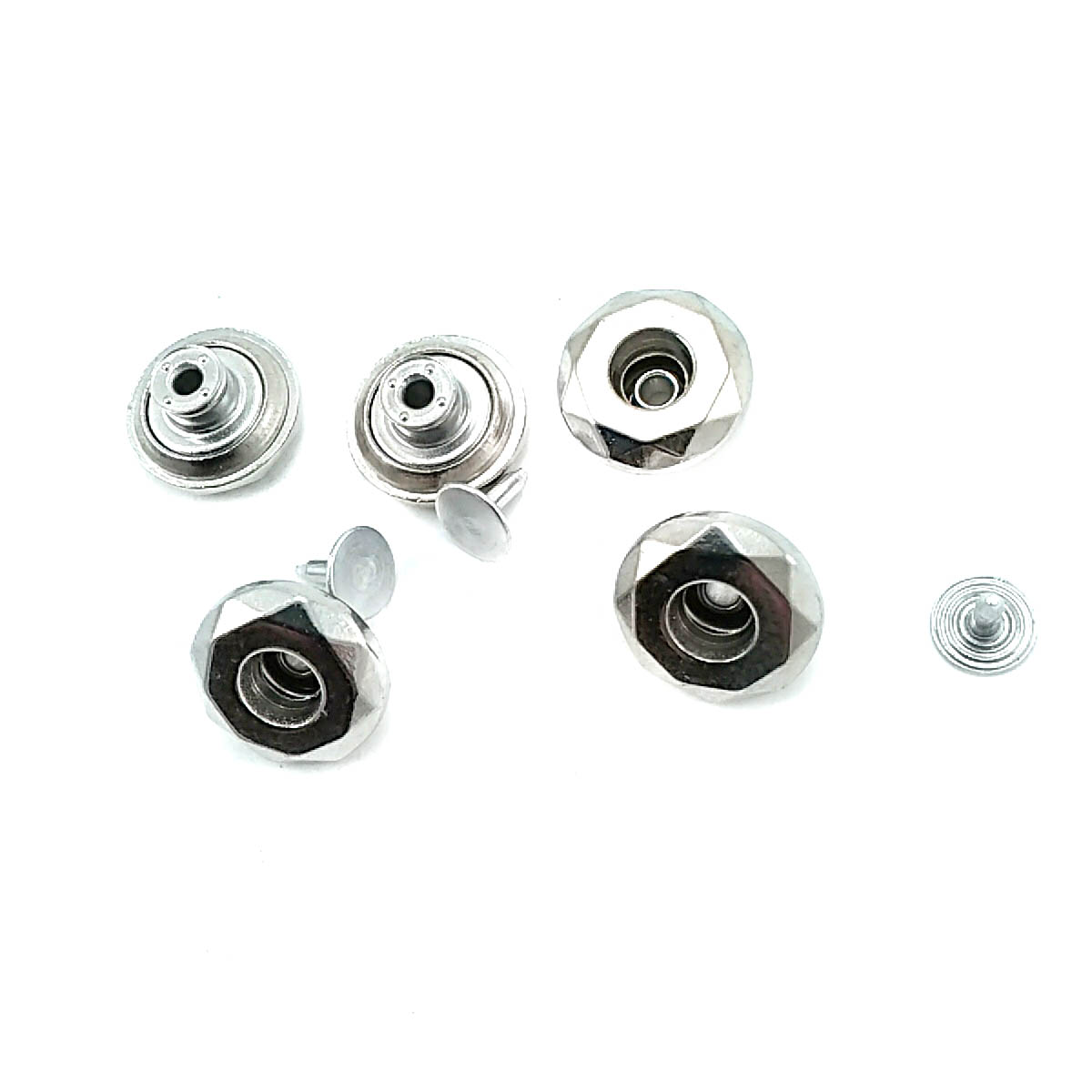 Elmas Tasarımlı Kot Düğmesi  17 mm 27 Boy 17 mm
