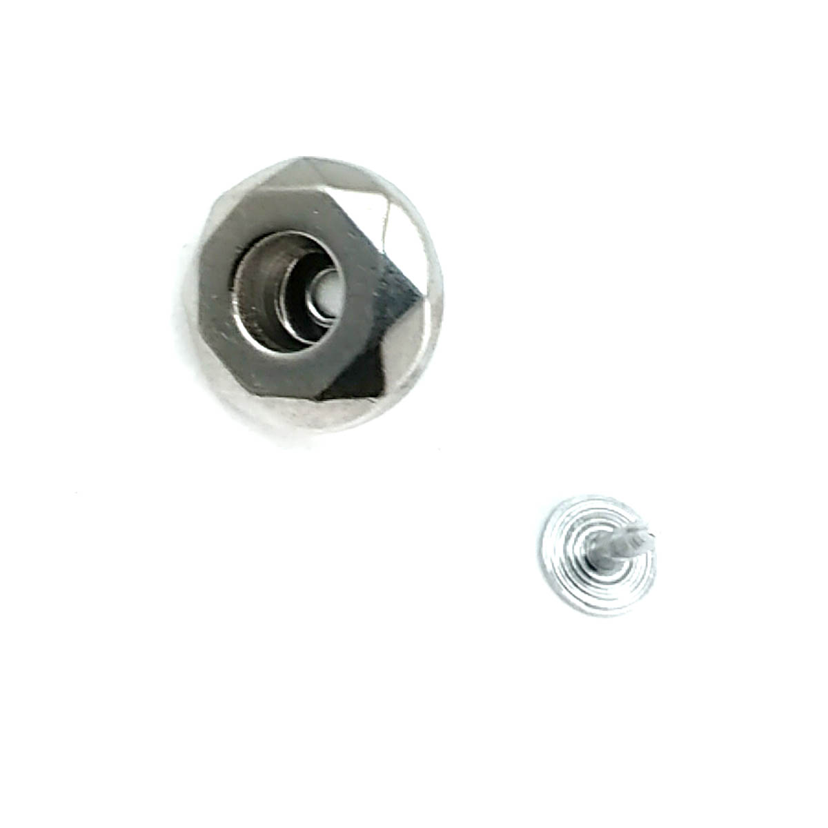 Elmas Tasarımlı Kot Düğmesi  17 mm 27 Boy 17 mm