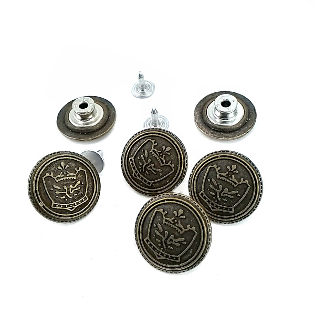 Royal Logolu Kot Düğmesi 20 mm 32 Boy 20 mm