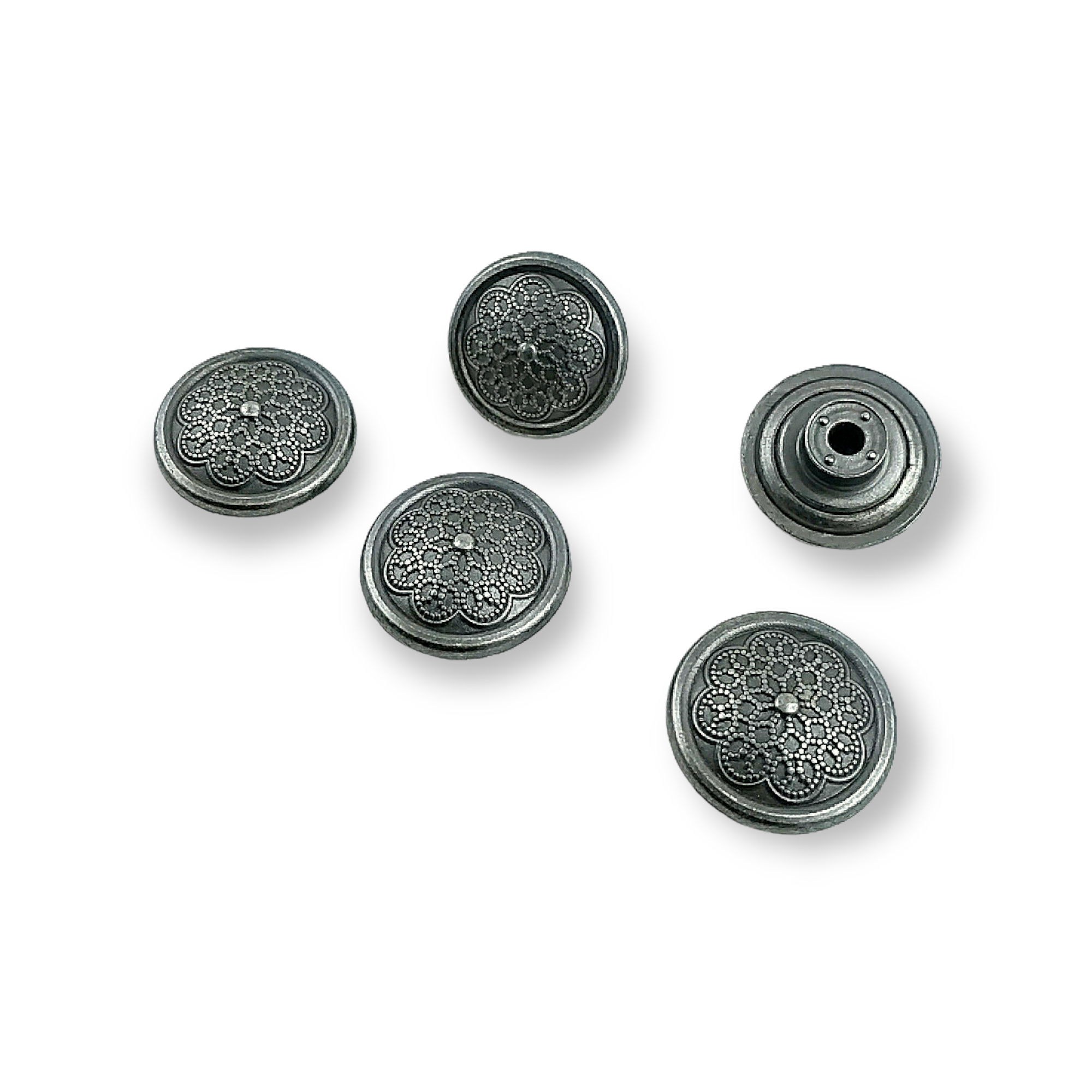 Kot Düğmesi Motif Desenli Şık Kot Düğmesi 20 mm  32 boy 20 mm