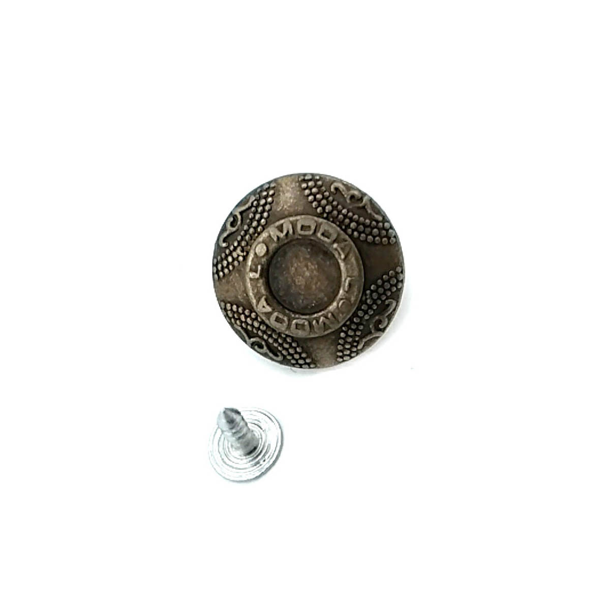 Brand Written Jeans Button 22 mm 35 L E 316