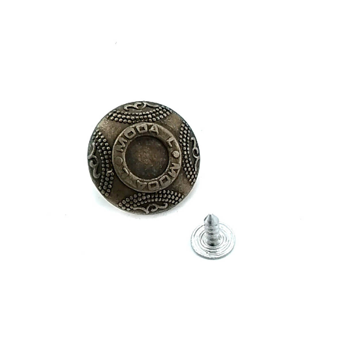 Brand Written Jeans Button 22 mm 35 L E 316