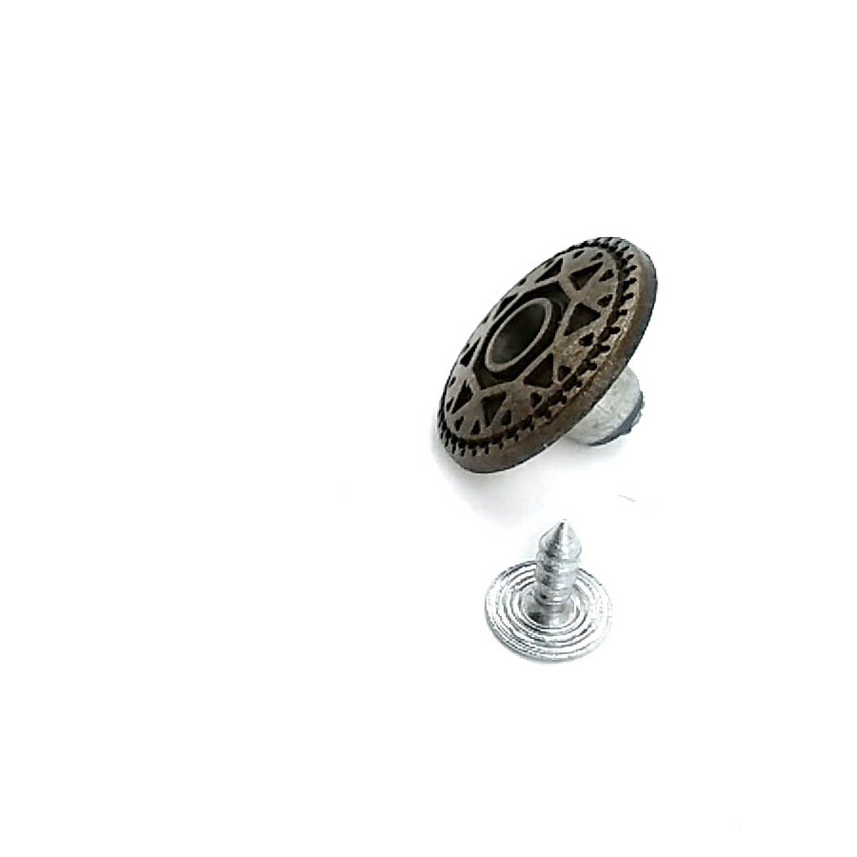 Kot Düğmesi Güneş Desenli  Taşlı Düğme 20 mm 32 Boy 20 mm