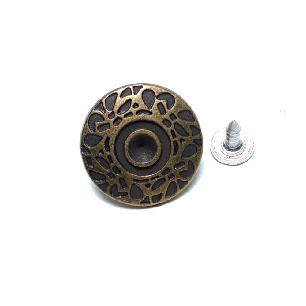 Rhinestone Jeans Jacket Button 22 mm 35 L E 335