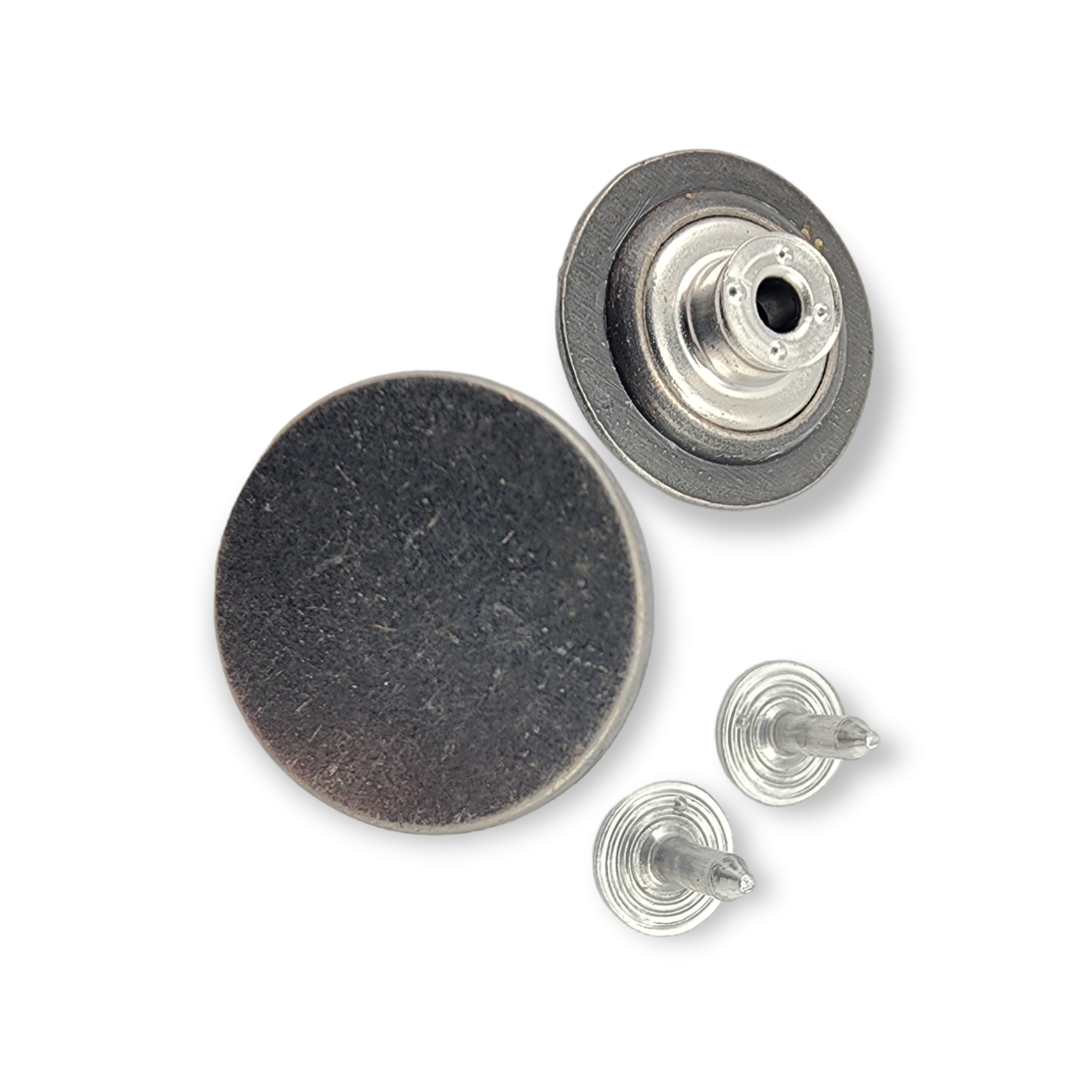 Flat Coin Shape Jeans Button 20 mm - 32 L E 396