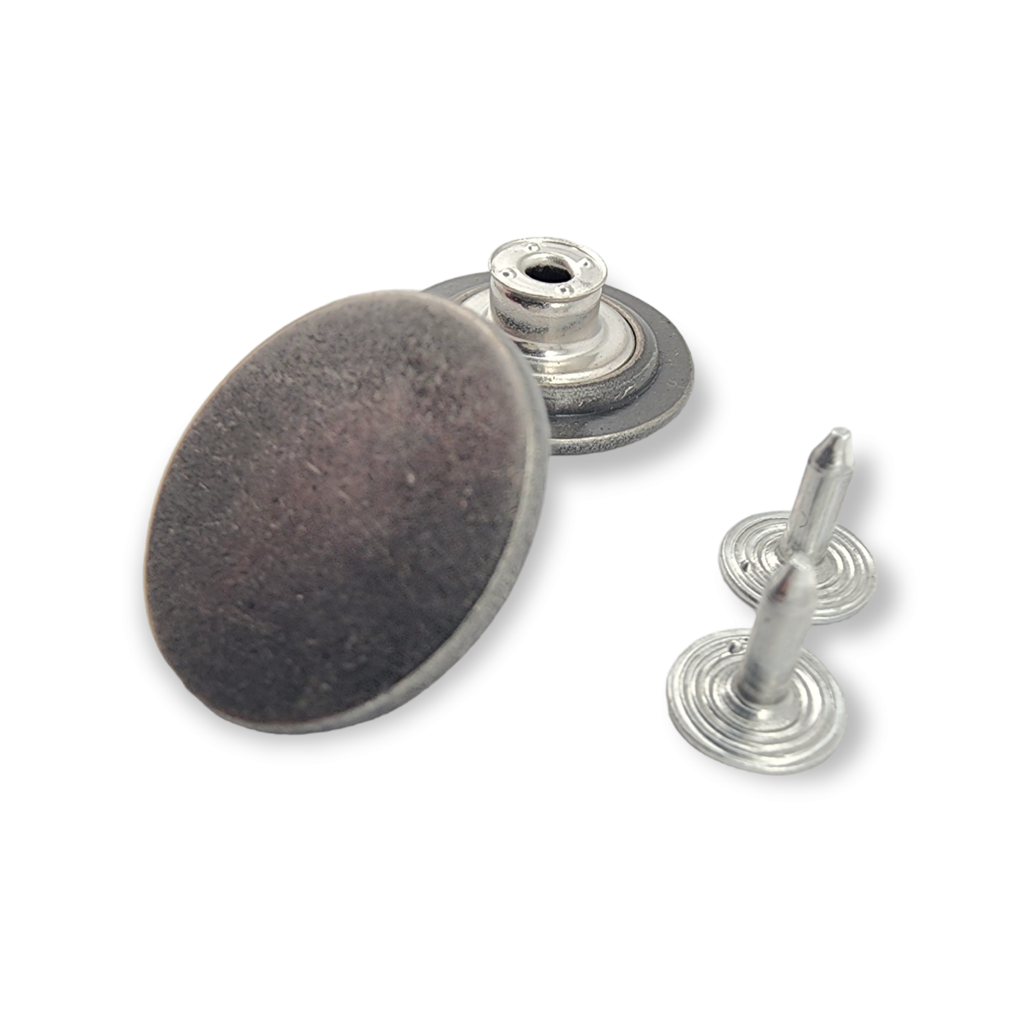 Flat Coin Shape Jeans Button 20 mm - 32 L E 396