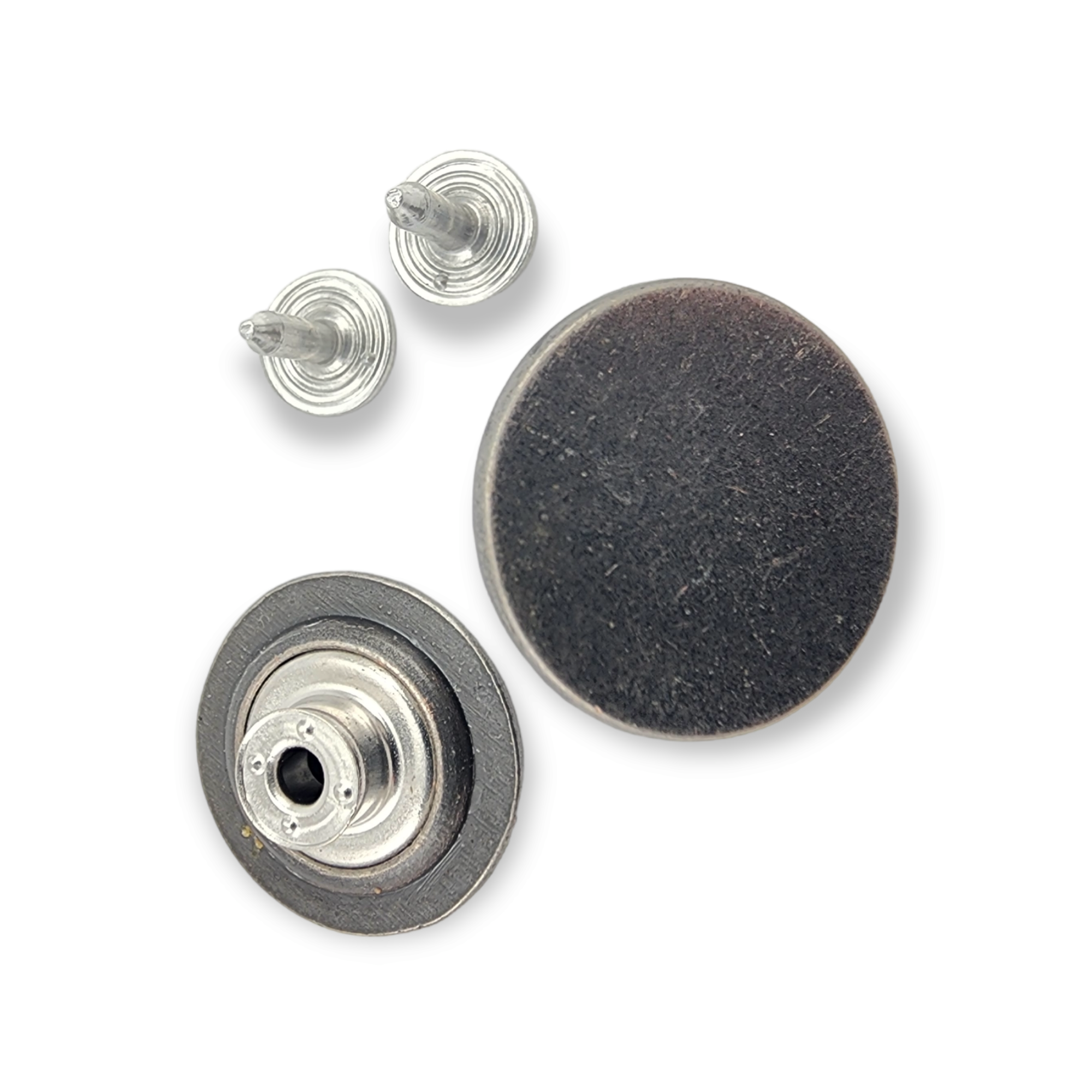 Flat Coin Shape Jeans Button 20 mm - 32 L E 396