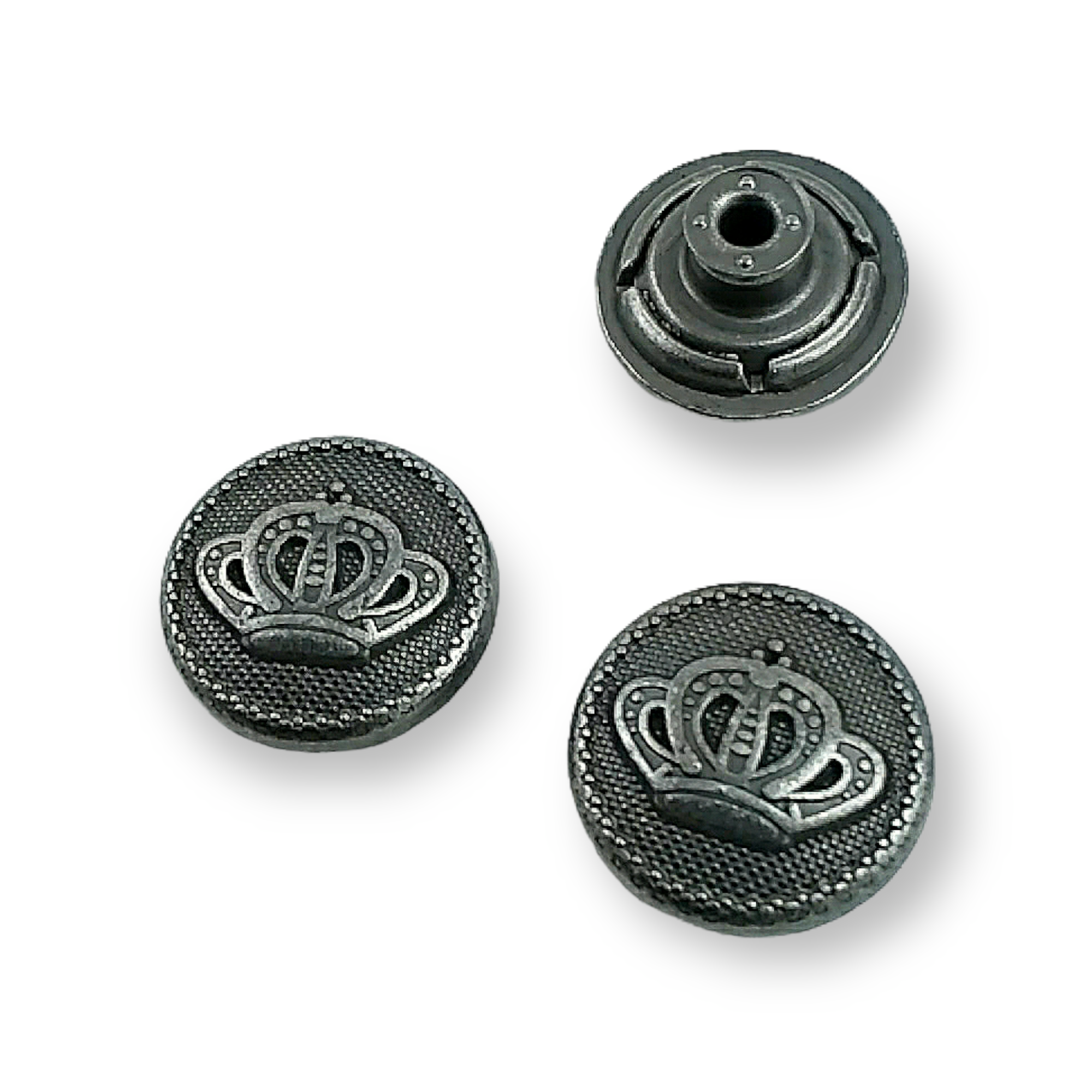 Jeans Button with Crown Logo 17 mm 28 L E 446