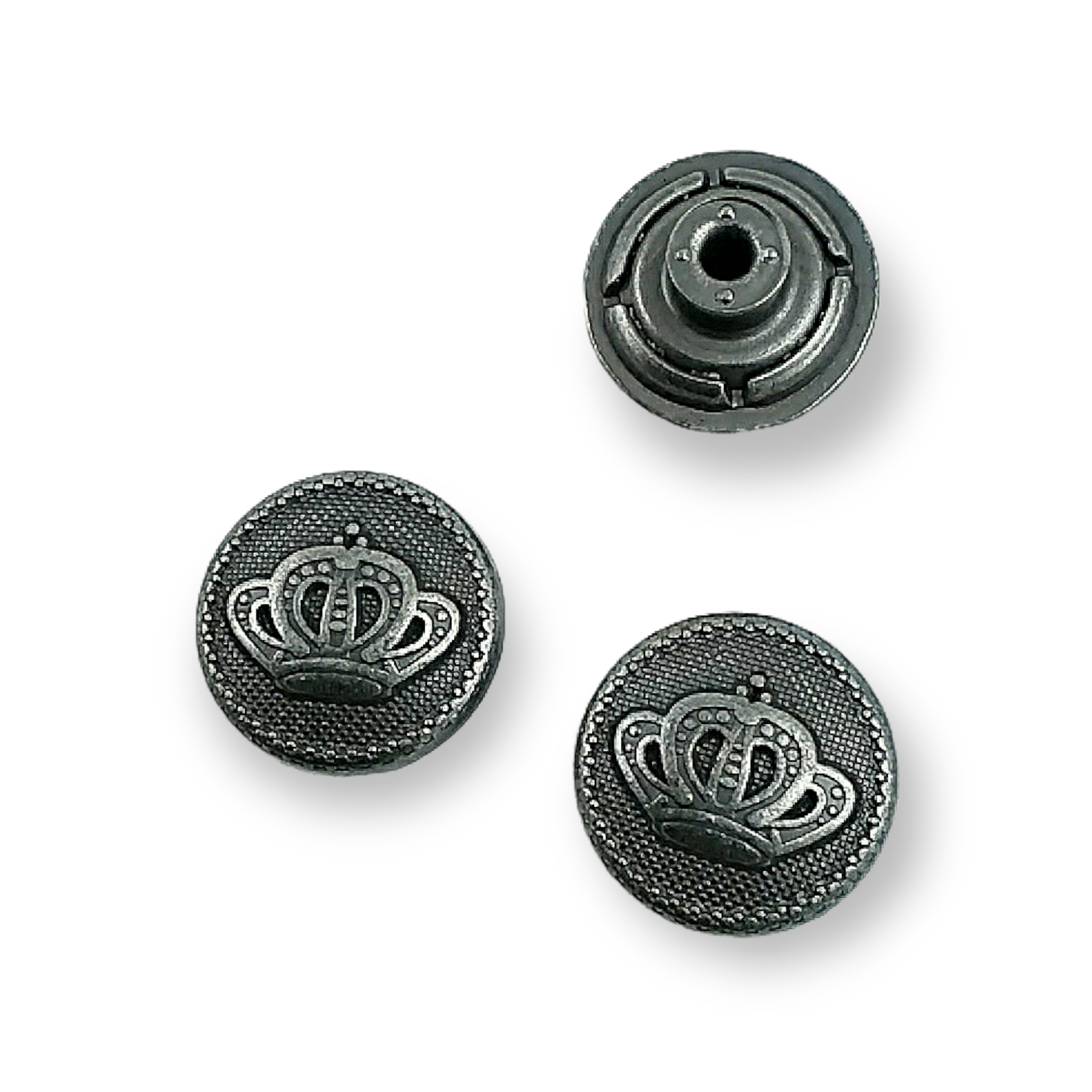 Jeans Button with Crown Logo 17 mm 28 L E 446