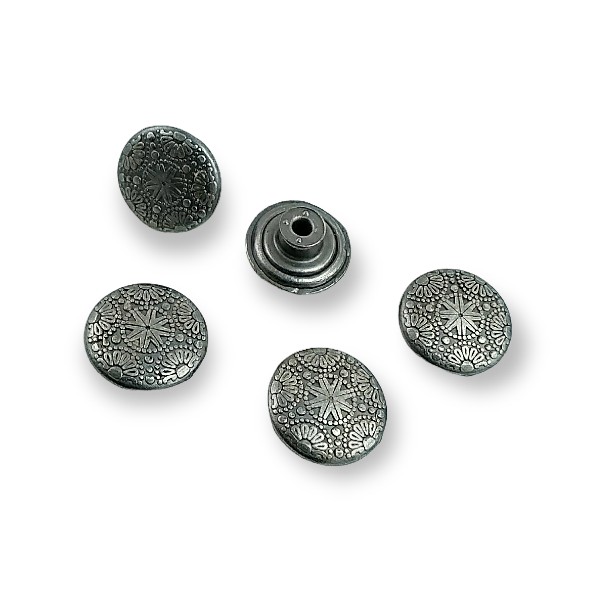 Kot Düğmesi Motif Desenli Kot Düğmesi 16 mm 26 boy 16 mm