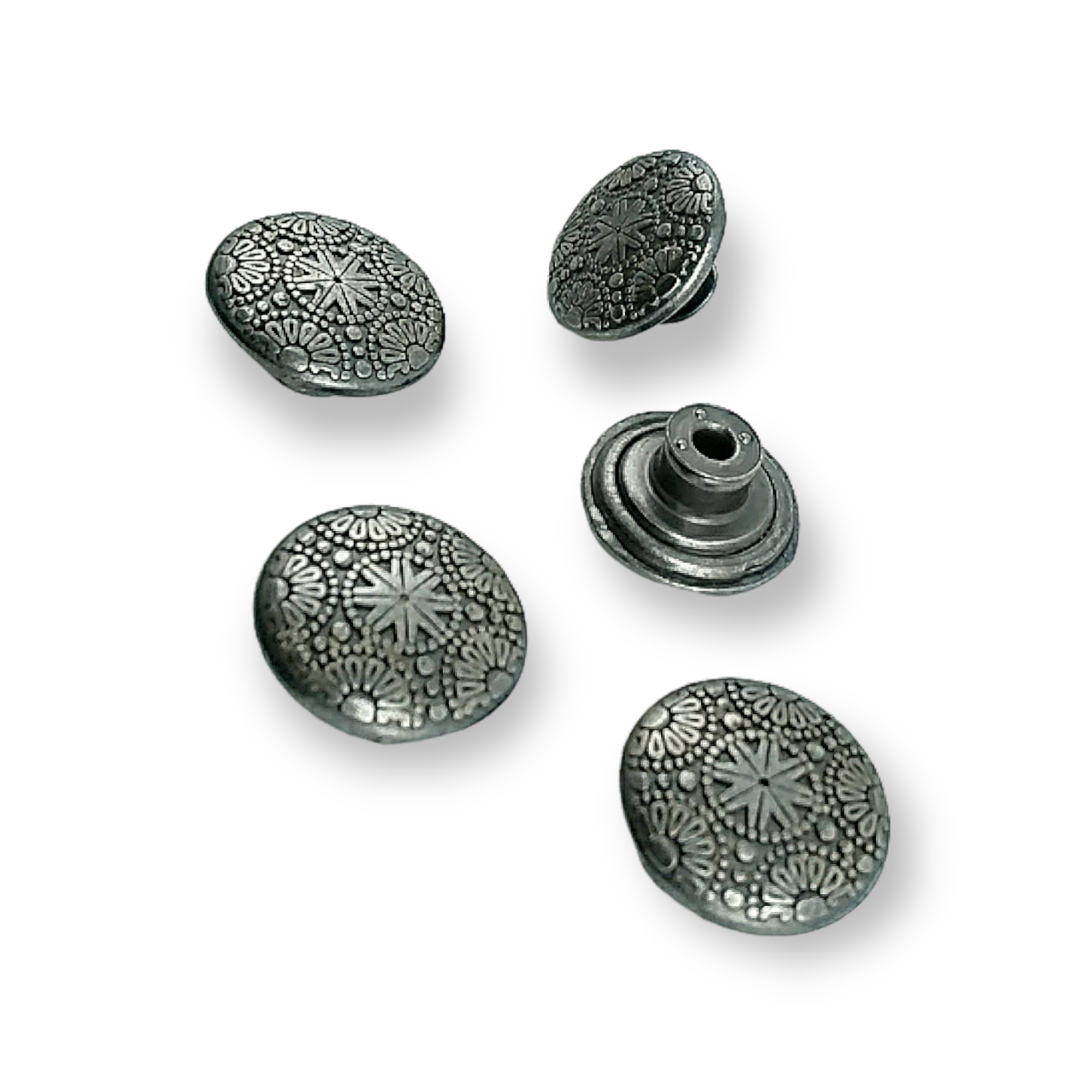 Kot Düğmesi Motif Desenli Kot Düğmesi 16 mm 26 boy 16 mm