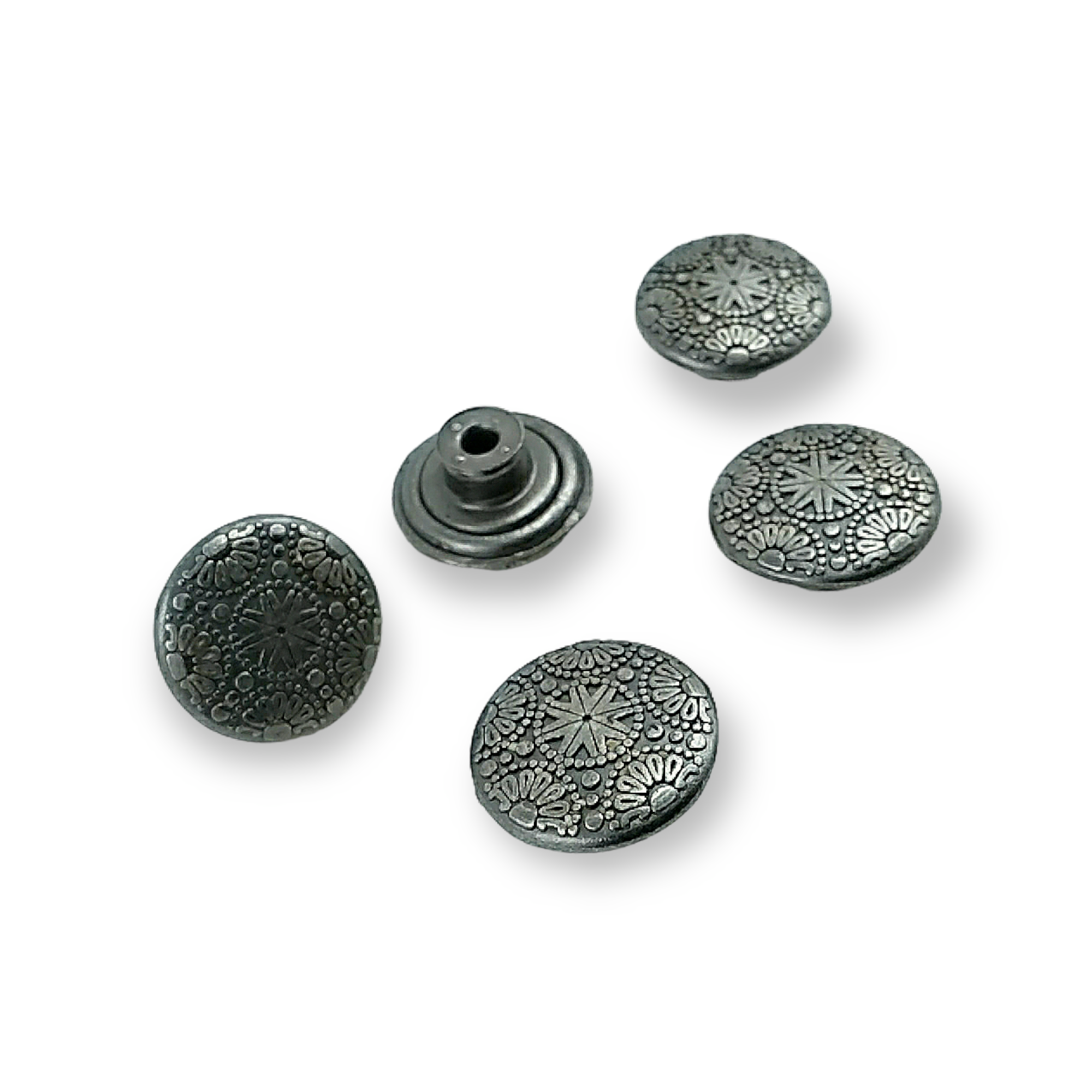 Kot Düğmesi Motif Desenli Kot Düğmesi 16 mm 26 boy 16 mm
