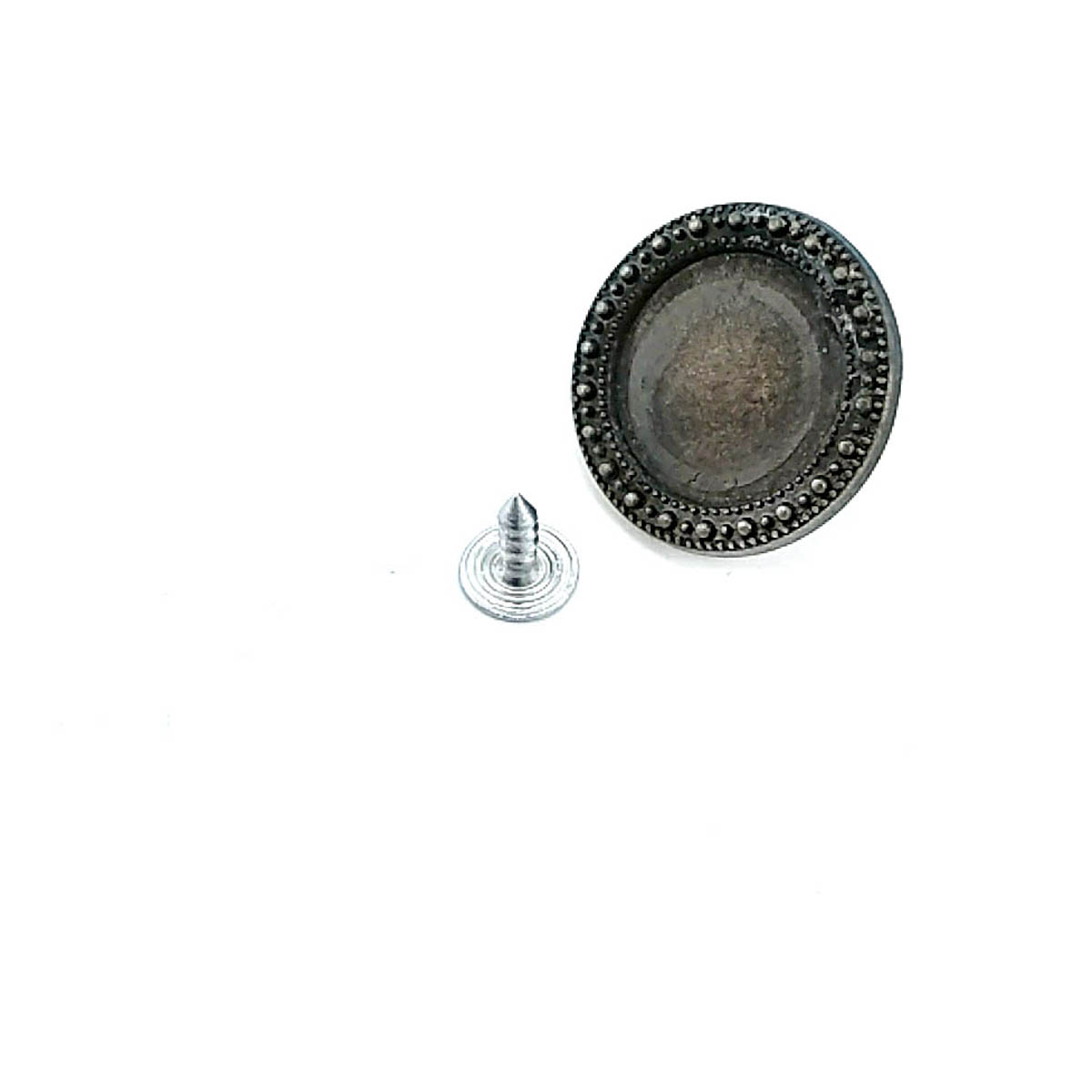 Kenarları Desenli Mineli Kot Düğmesi 24 mm 38 Boy Kenarları Desenli Mineli Kot Düğmesi 24 mm 38 Boy 24 mm